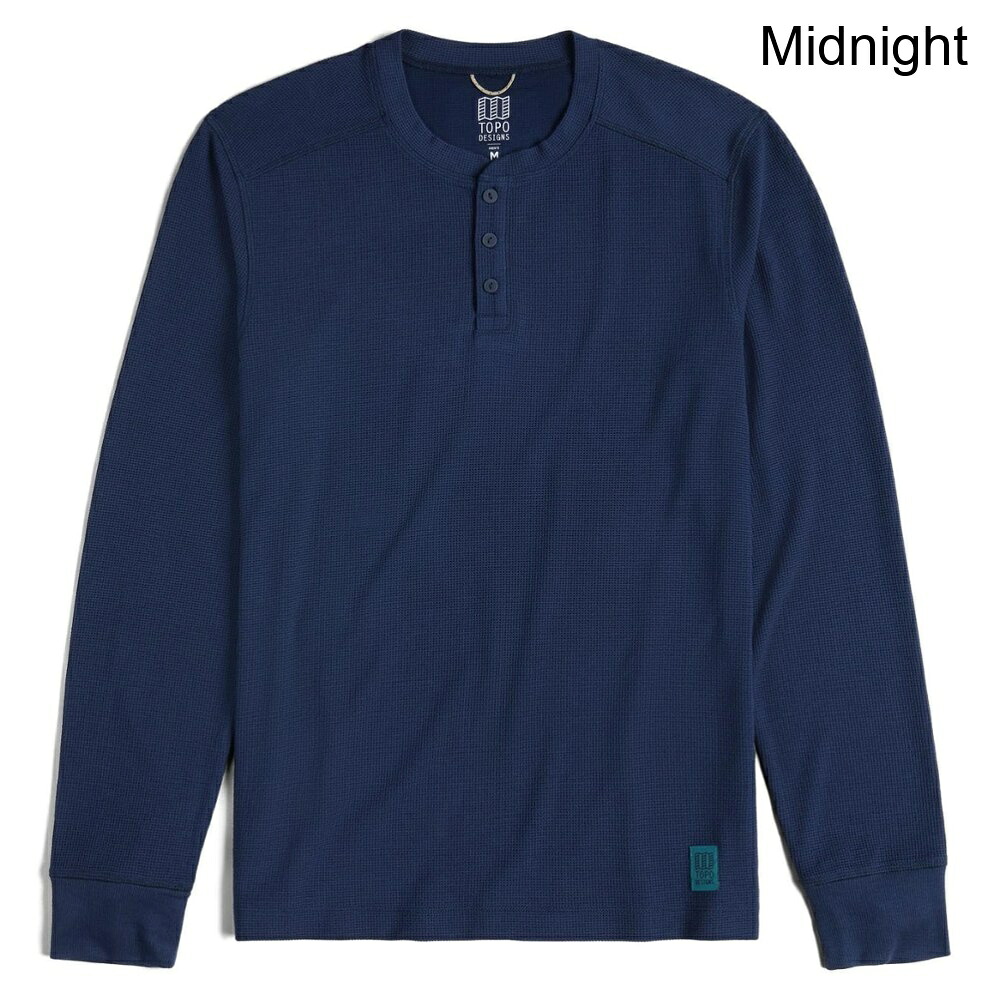 (取寄) トポ・デザインズ グローバルワッフルヘンリーニットシャツ - メンズ topo designs Global Waffle Henley Shirt - Men's｜スウィートラグ