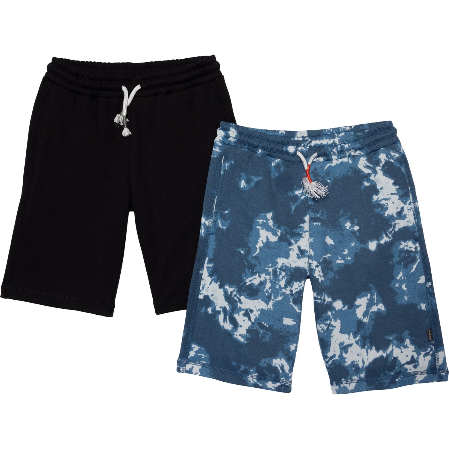 (取寄) エディーバウアー ビッグ ボーイズ キャンプ ショーツ - 2-パック Eddie Bauer Big Boys Camp Shorts - 2-Pack Onyx/Blue画像