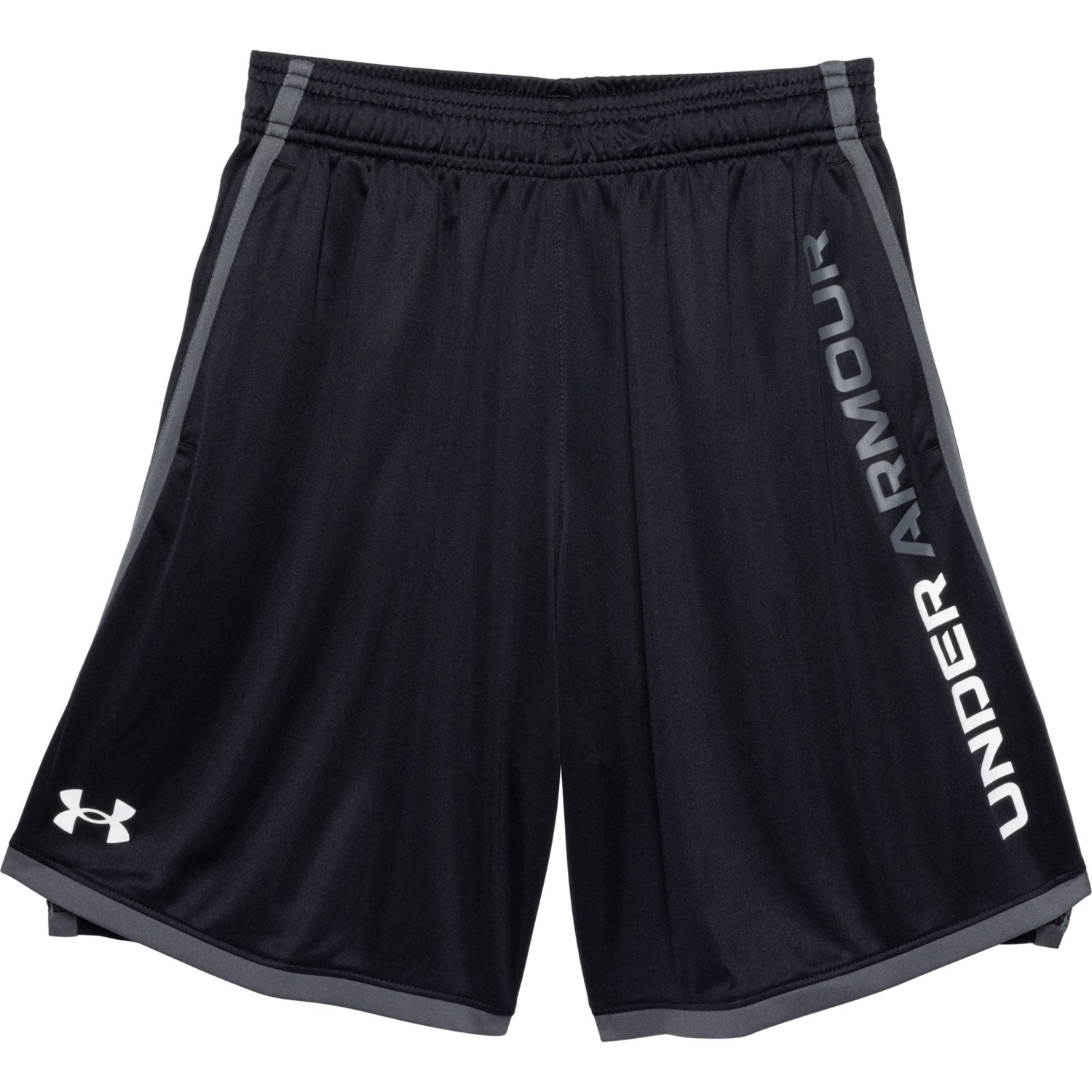 (取寄) アンダーアーマー ビッグ ボーイズ スタント 3.0 ショーツ Under Armour Big Boys Stunt 3.0 Shorts Black画像