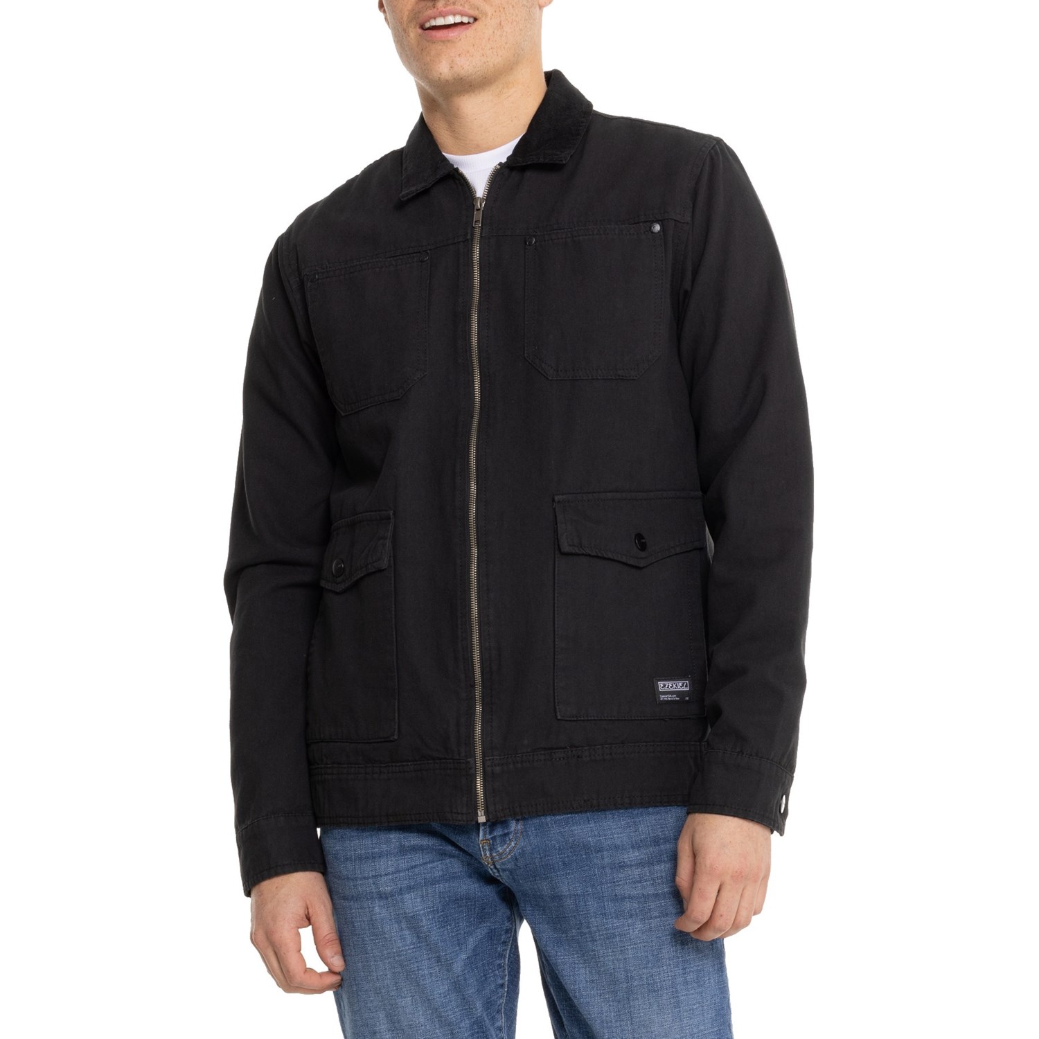 (取寄) メディナ オーバーシャツ - ロング スリーブ Ezekiel Medina Overshirt - Long Sleeve Black