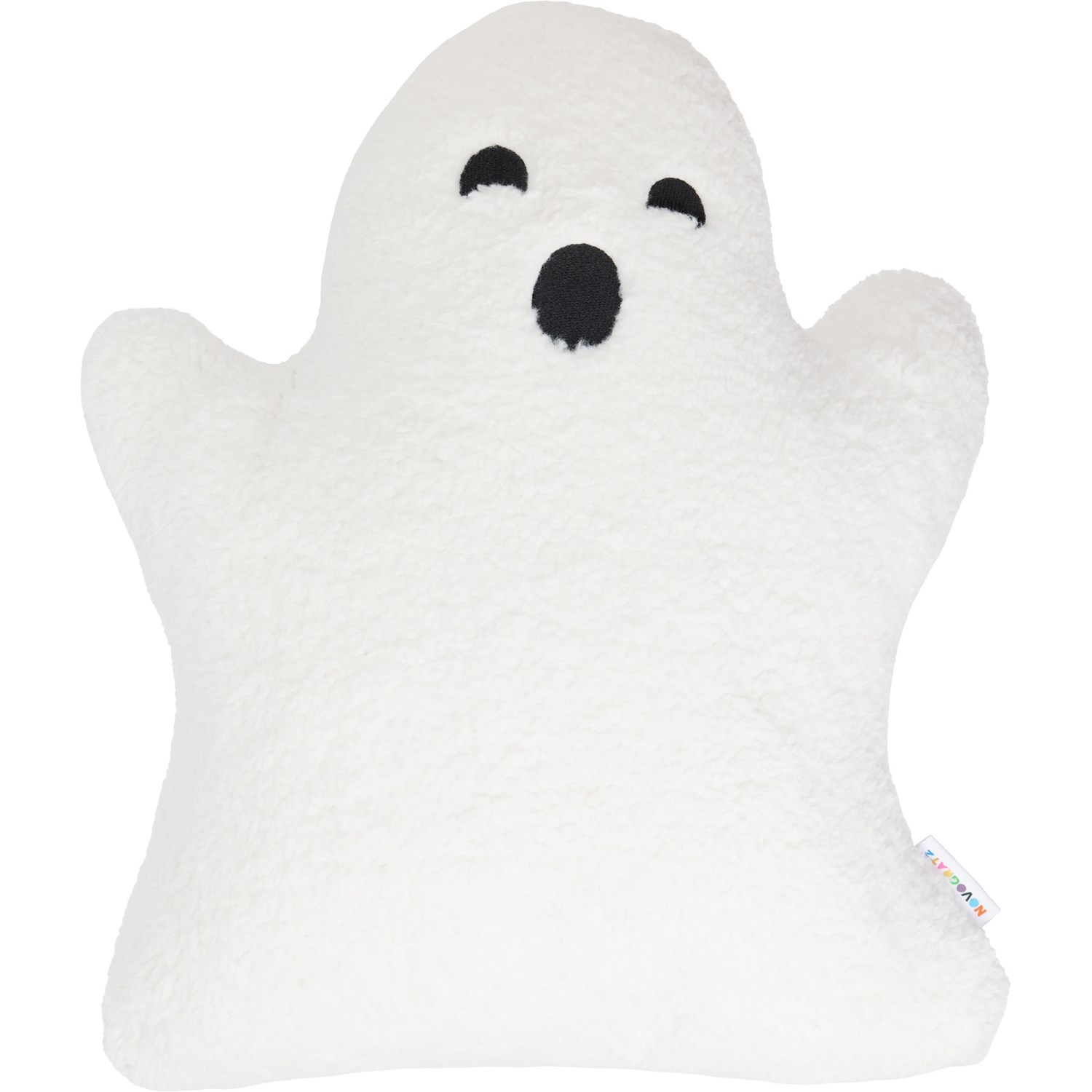 (取寄) ノヴォグラッツ スロー ピロー - Novogratz Ghost-Shaped Throw Pillow - 19x22” White