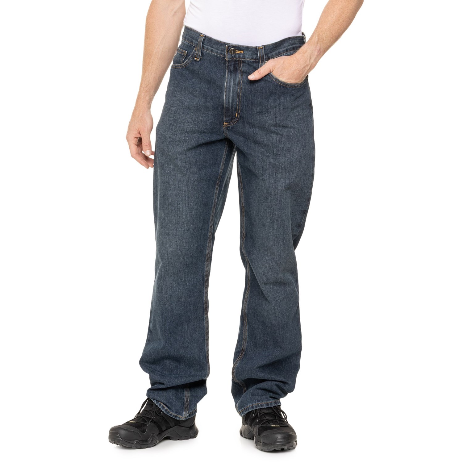 (取寄) カーハート 101483 ホルター リラックスド-フィット フィット ジーンズ Carhartt 101483 Holter Relaxed Fit Jeans Bed Rock