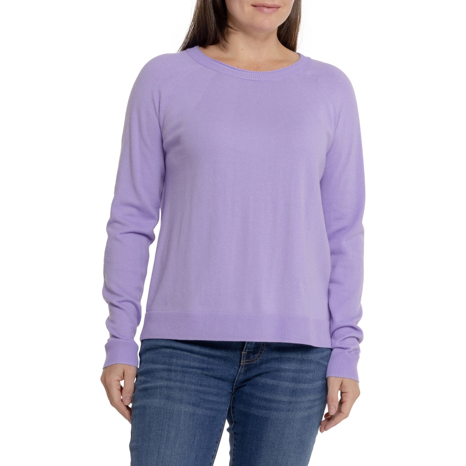 (取寄) スマートウール エッジウッド カラーブロック クルー セーター - メリノ ウール SmartWool Edgewood Color-Block Crew Sweater - Merino Wool Ultra Violet