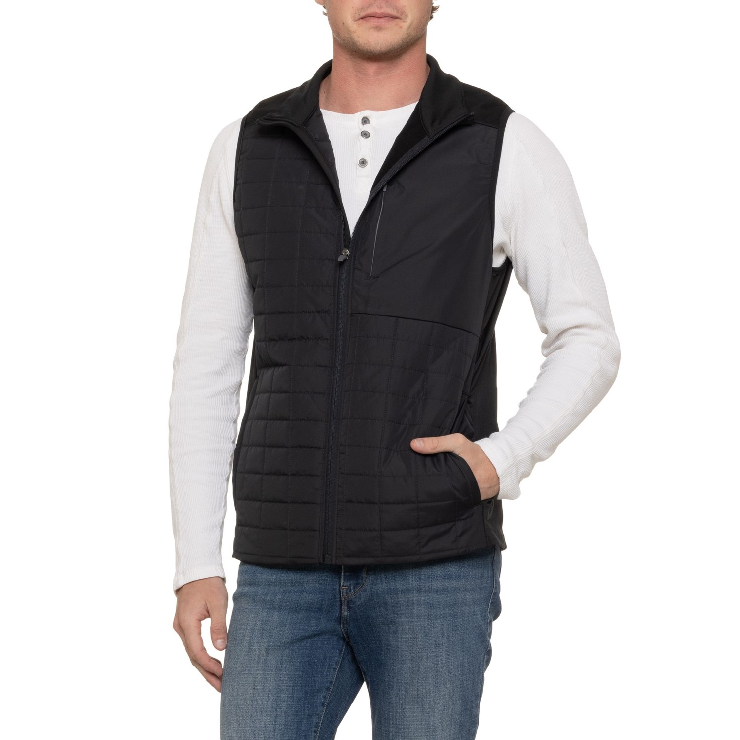 (取寄) アシックス グリッド バッフル ベスト ASICS Grid Baffle Vest Black