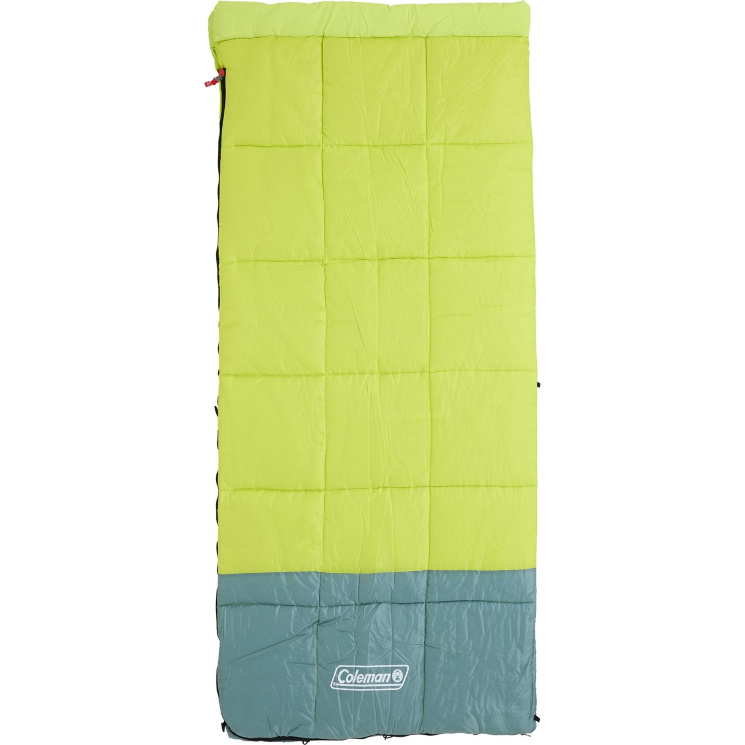 (取寄) コールマン 30° F コンパクト スリーピング バッグ - リクタンギュラー Coleman 30° F Kompact Sleeping Bag - Rectangular Lime/Grey