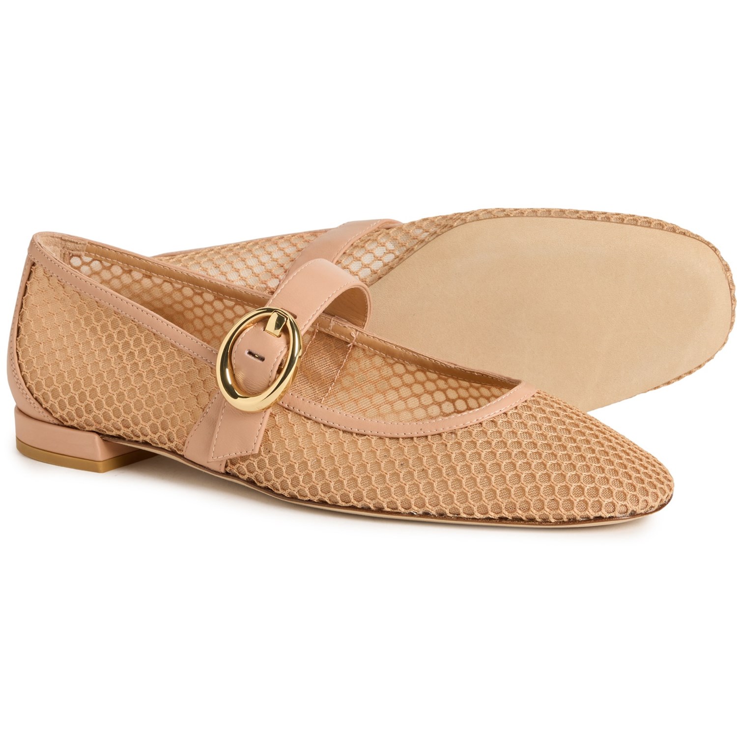 (取寄) スチュアート ワイツマン レディース メイド イン スペイン アラベラ メアリー ジーン フラッツ Stuart Weitzman women Made in Spain Arabella Mary Jane Flats (For Women) Ginger