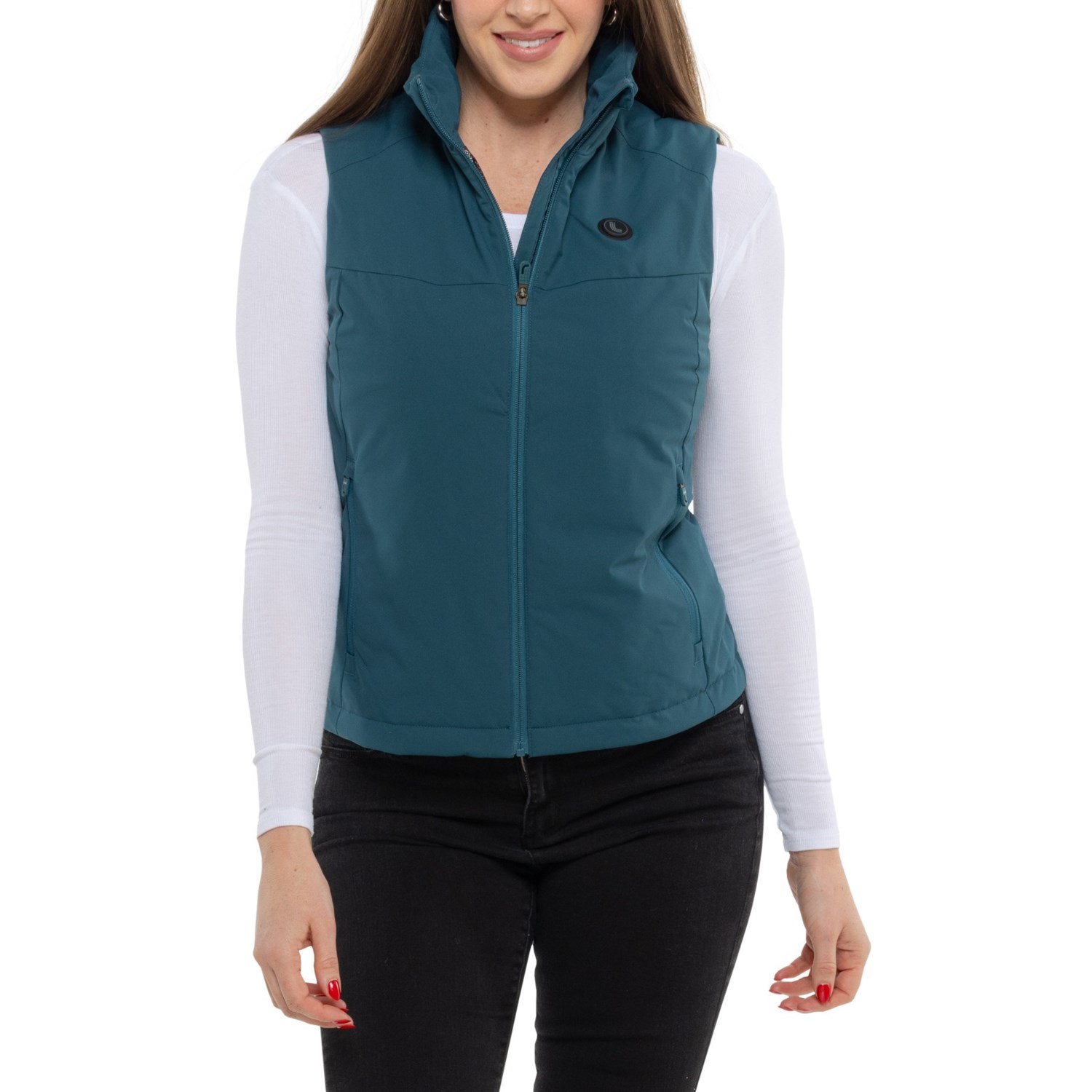 (取寄) ロレ ヒート イット アップ ベスト - インサレーテッド Lole Heat It Up Vest - Insulated Fjord Blue - Bb49