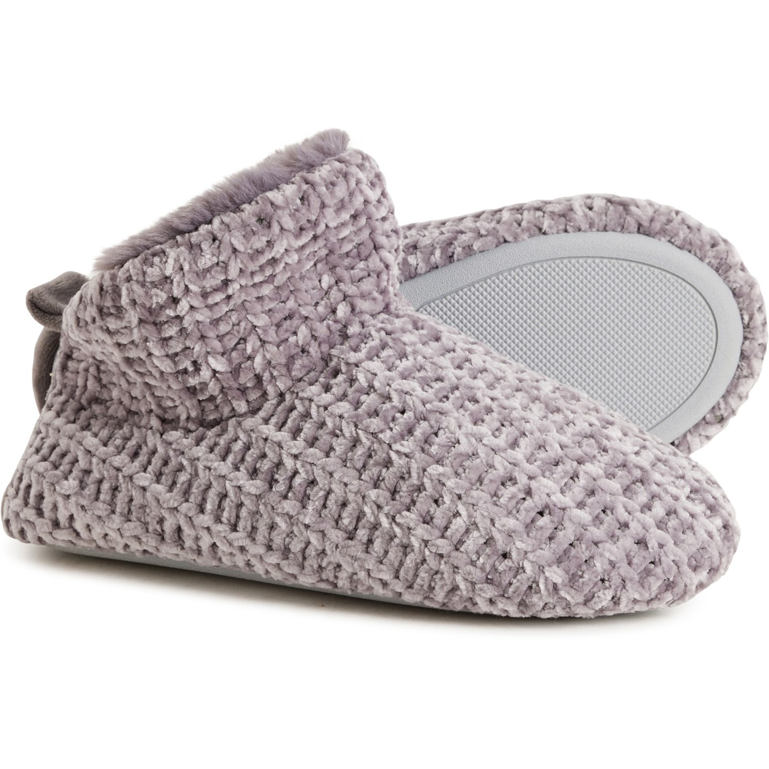 (取寄) ディアフォームズ レディース シュニール ブーティ スリッパ Dearfoams women Chenille Bootie Slippers (For Women) Excalibur