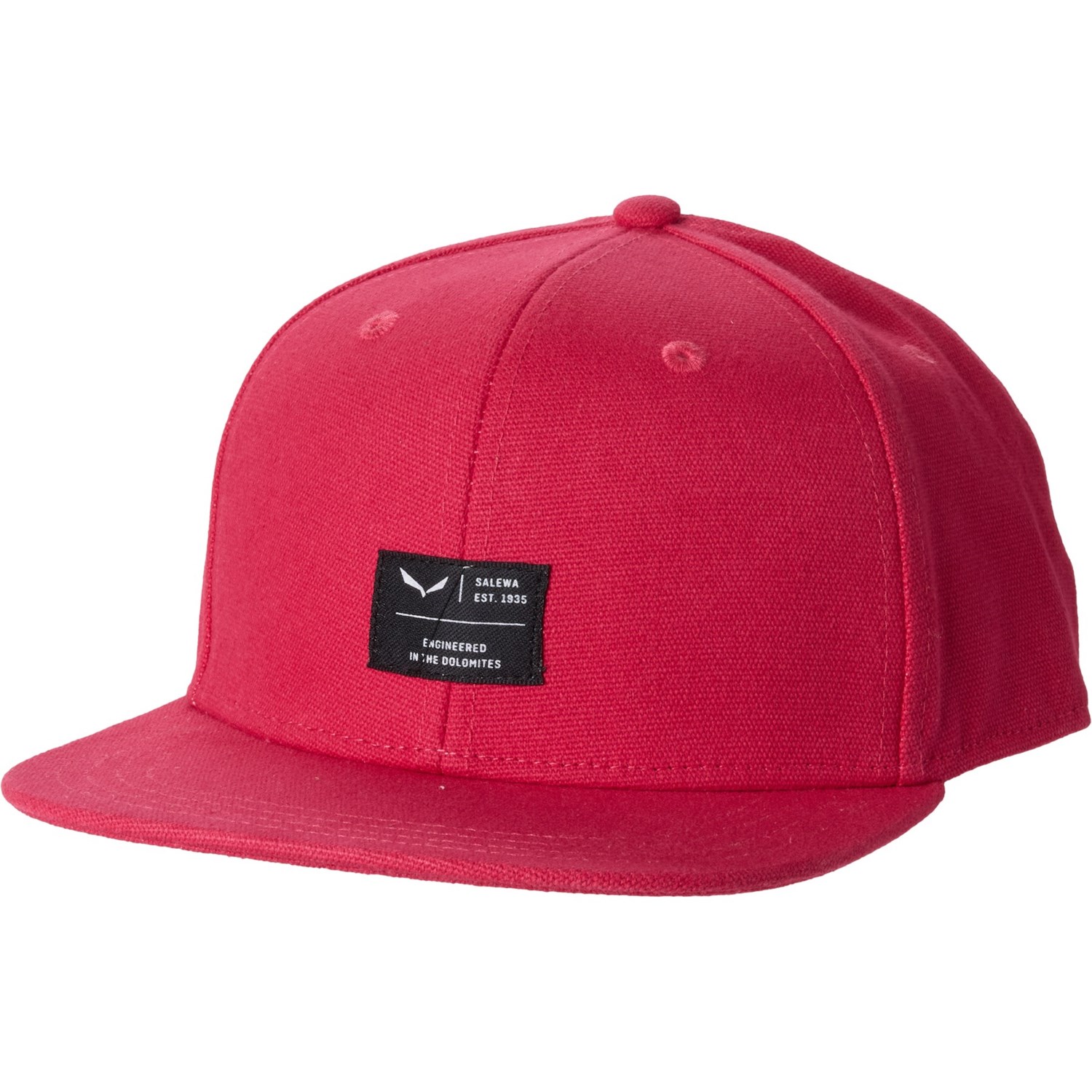 (取寄) サレワ プエツ キャンバス フラッツ ベースボール キャップ Salewa Puez Canvas Flat Baseball Cap Rose Red
