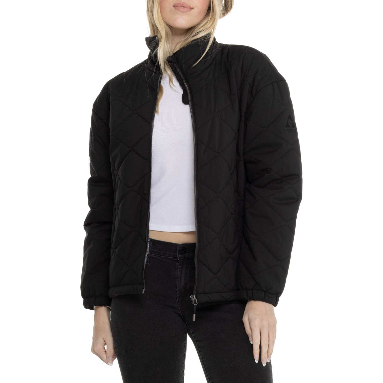 (取寄) ジェリー ペトラ キルテッド ライトウェイト ジャケット - インサレーテッド Gerry Petra Quilted Lightweight Jacket - Insulated Black