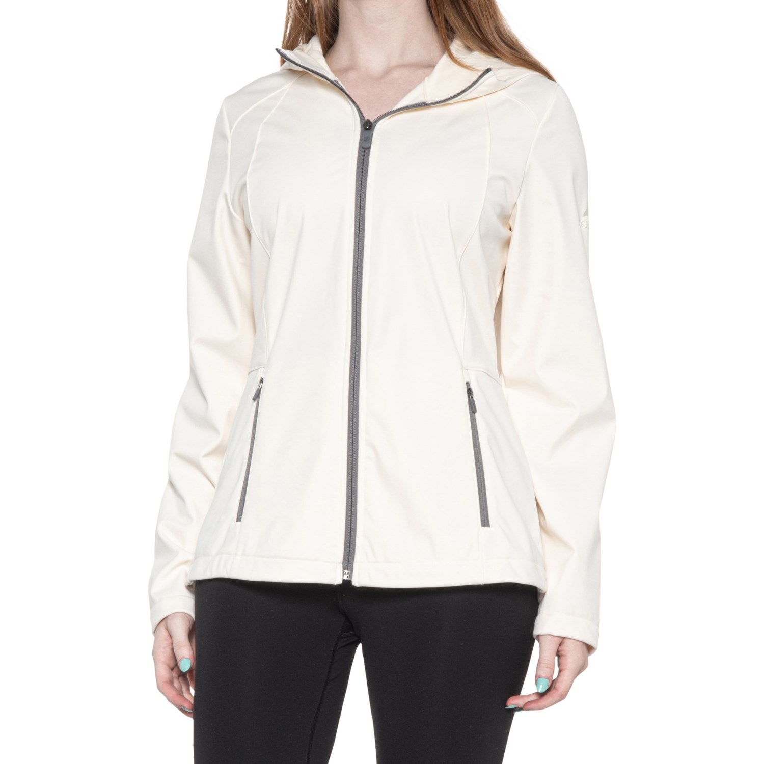(取寄) ジェリー バーテックス ニット ショート ソフト シェル フーデット ジャケット Gerry Vertex Knit Short Soft Shell Hooded Jacket Pearl