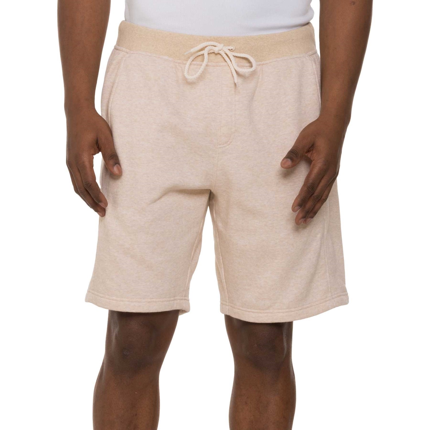 (取寄) アシックス サンデイ サナ フリース ショーツ ASICS Sunday Sana Fleece Shorts Beige Heather