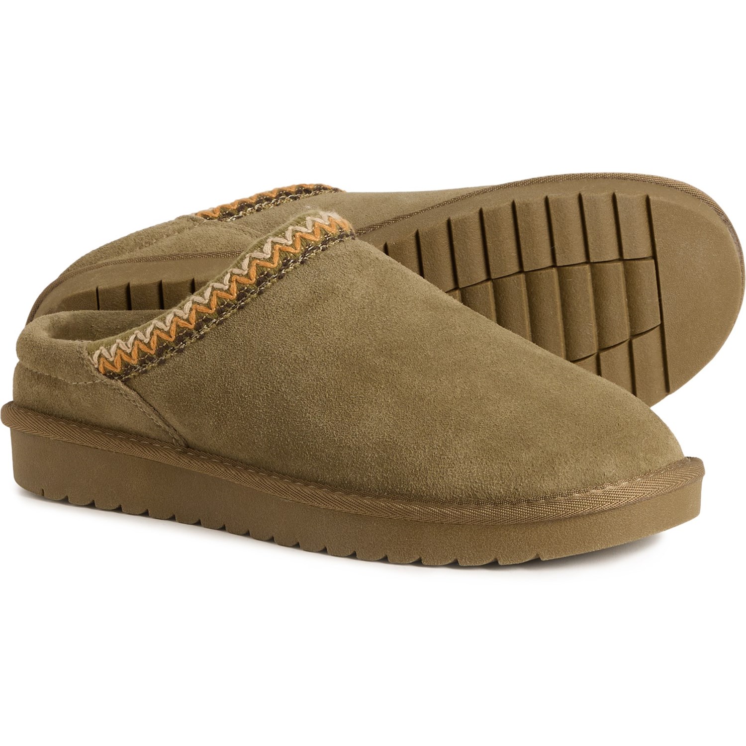 (取寄) メンズ ドーム スリッパ Greystone men Dorm Slippers (For Men) Olive