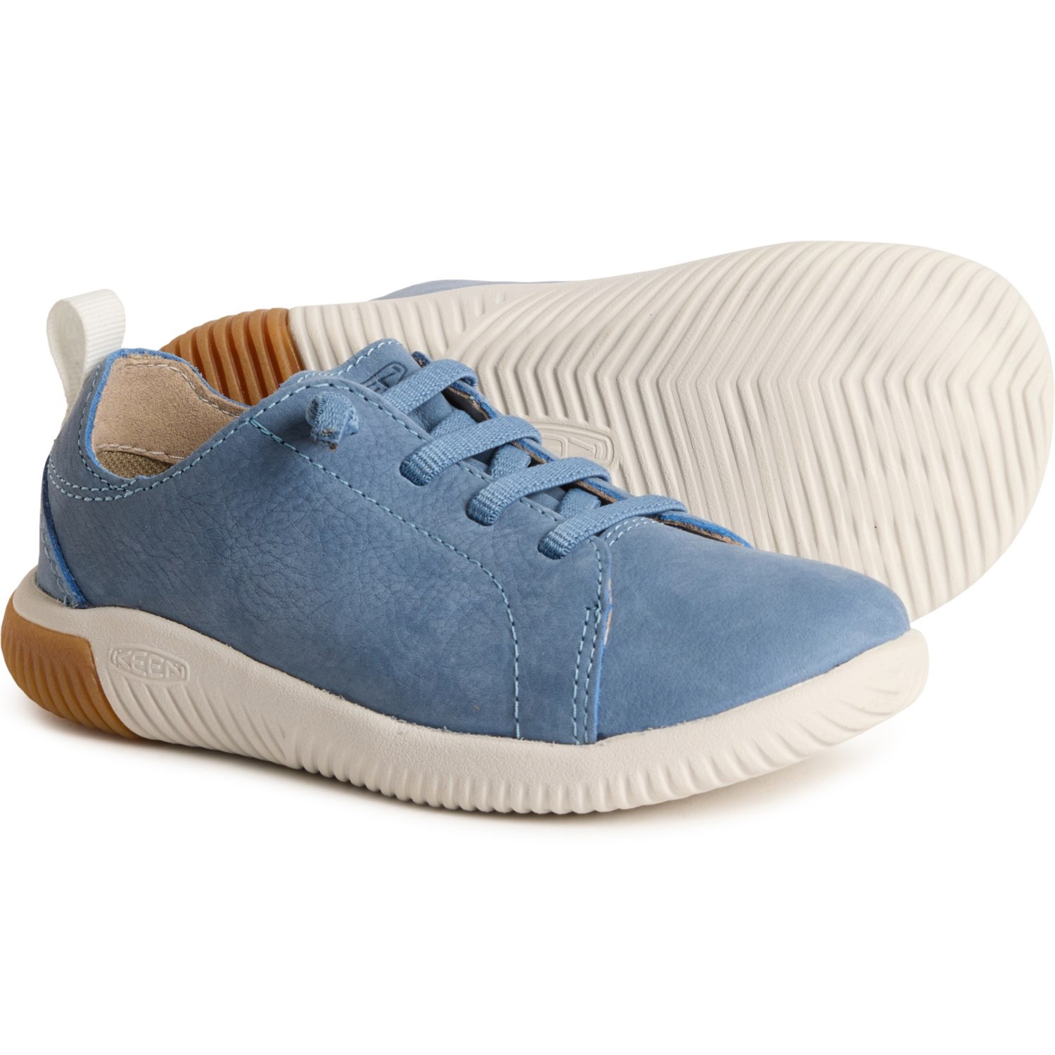 (取寄) キーン ガールズ KNX レース スニーカー - レザー Keen Girls KNX Lace Sneakers - Leather Coronet Blue/Vapor