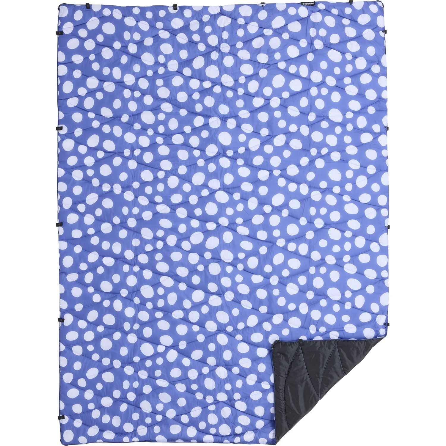 (取寄) ノマディックス パファー パッカブル スロー ブランケット - Nomadix Puffer Packable Throw Blanket - 55x74” Pebbles Dusk