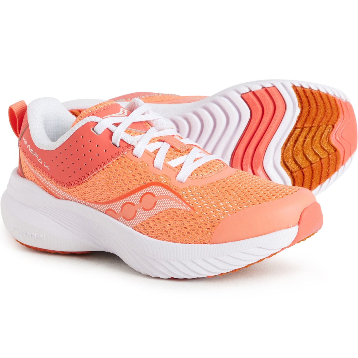 (取寄) サッカニー ガールズ キンバラ 14 LTT ランニング シューズ Saucony Girls Kinvara 14 LTT Running Shoes Coral