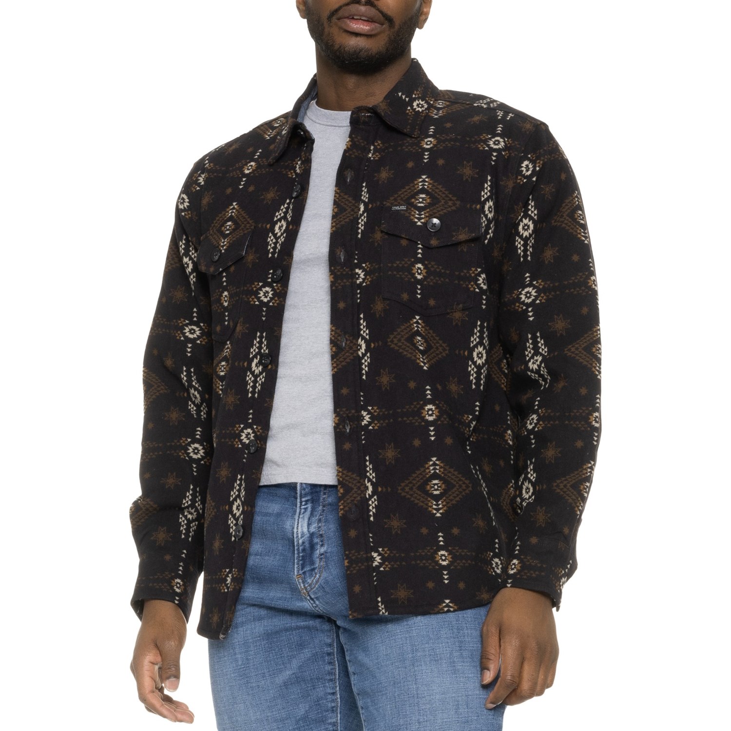 (取寄) ダコタ シャツ ジャケット True Grit Dakota Shirt Jacket Black