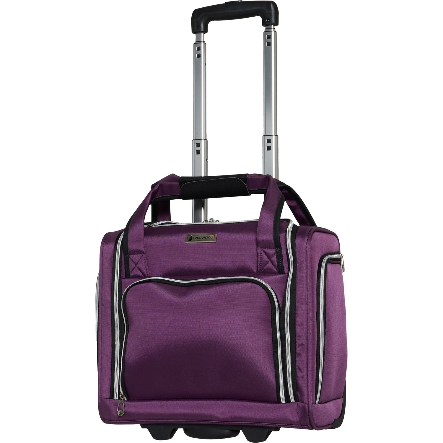 (取寄) ロンドン フォグ 15インチ アンダーシーター キャリーオン スピナー スーツケース - ソフトサイド, プラム London Fog 15” Coventry Underseater Carry-On Spinner Suitcase - Softside, Plum Plum 25,310円