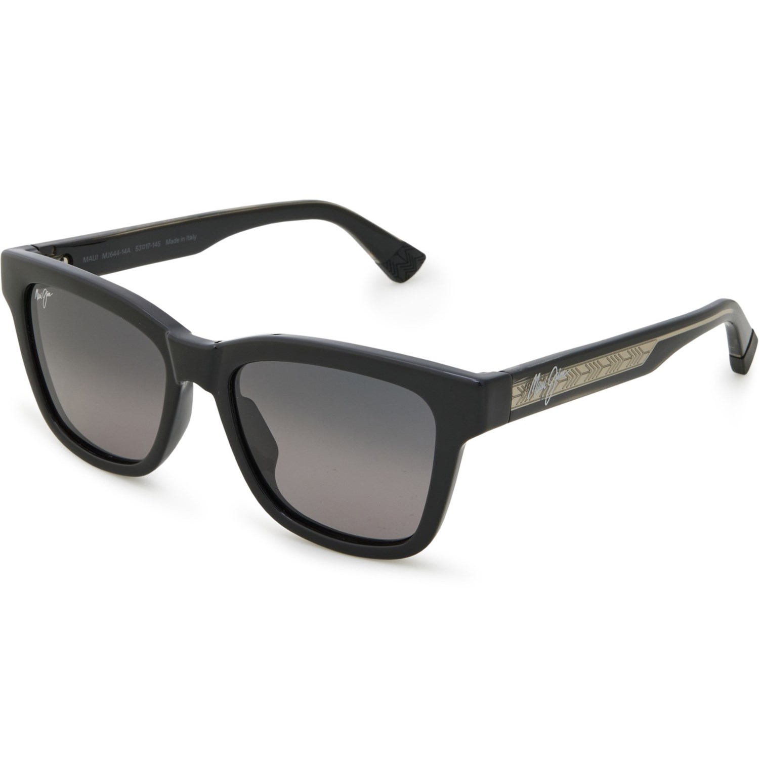 (取寄) マウイ ジム メイド イン イタリー ハノハノ サングラス - ポーラライズド レンジズ MAUI JIM Made in Italy Hanohano Sunglasses - Polarized Lenses Grey