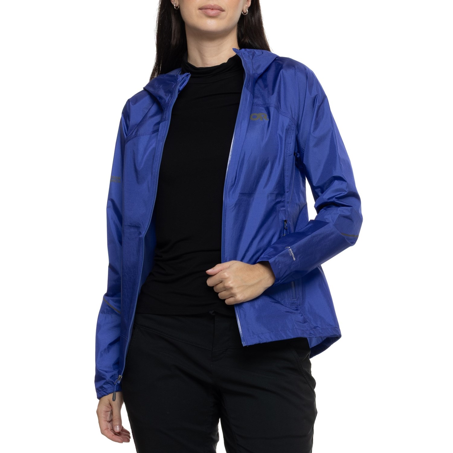 (取寄) アウトドア リサーチ ヘリウム レイン ジャケット - ウォータープルーフ Outdoor Research Helium Rain Jacket - Waterproof Ultramarine