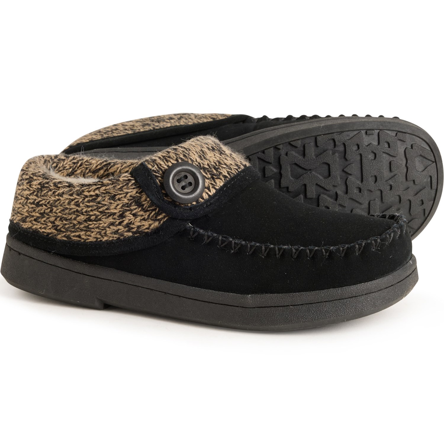 (取寄) クラークス レディース モカシン スリッパ Clarks women Moccasin Slippers (For Women) Black
