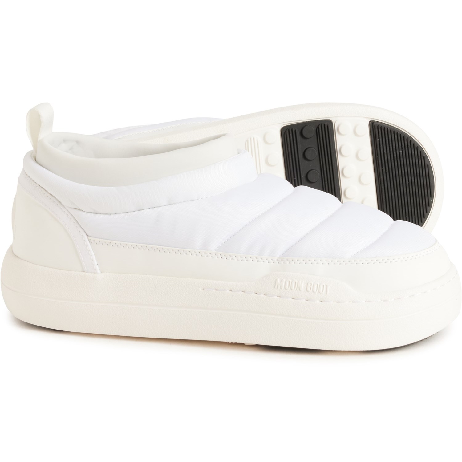 (取寄) レディース パーク ソフト ナイロン スニーカー MOON BOOTS women Park Soft Nylon Sneakers (For Women) White