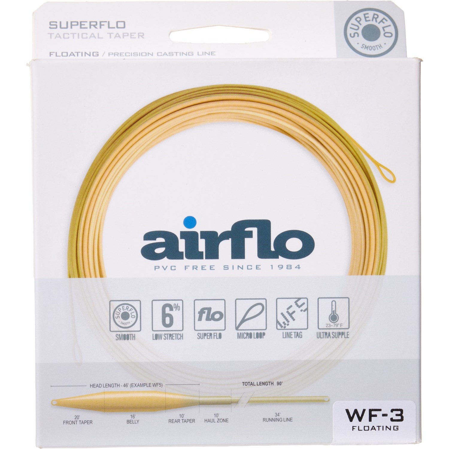 (取寄) エアフロ スーパーフロー タクティカル テイパー フレッシュウォーター フライ ライン - ウェイト フォワード Airflo Superflo Tactical Taper Freshwater Fly Line - Weight Forward Bamboo/Watery Olive