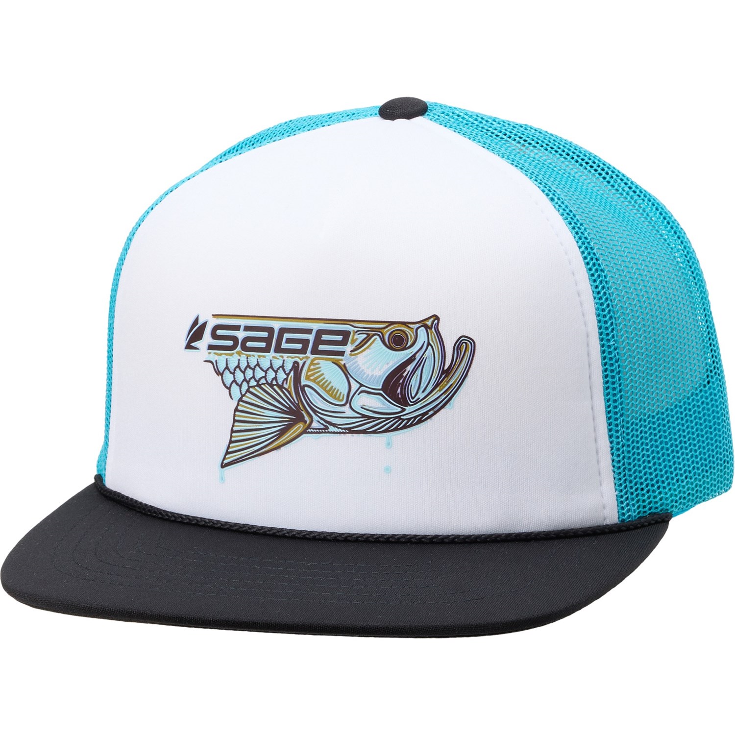 (取寄) セージ エレクトリック フォーミー トラッカー ハット Sage Electric Foamie Trucker Hat Tarpon/Blue