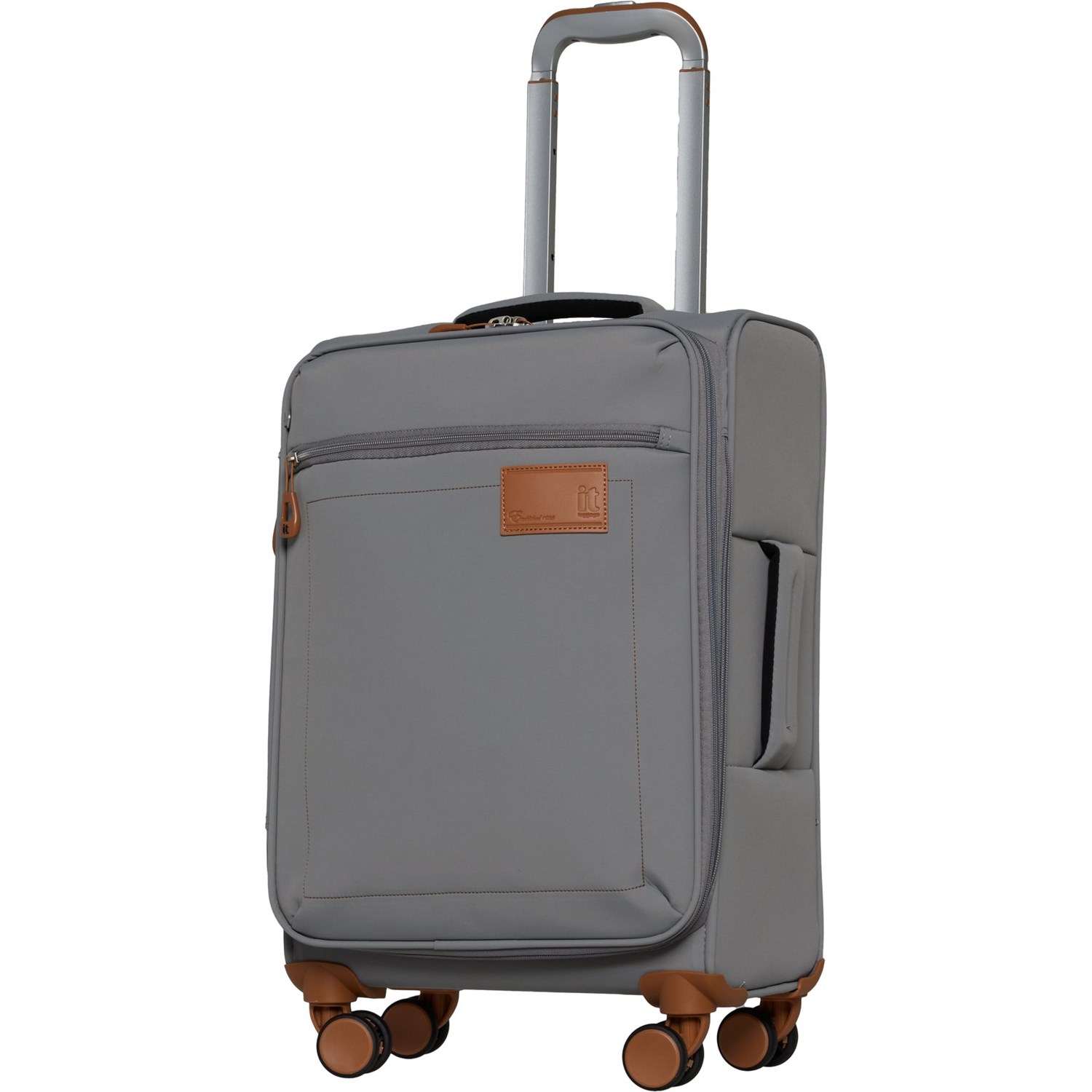 (取寄) ITラゲッジ 19インチ スピナー キャリーオン スーツケース - ソフトサイド, エクスパンダブル, スティール スキン IT Luggage 19” Fusional Spinner Carry-On Suitcase - Softside, Expandable, Steel Skin Steel Skin 25,310円
