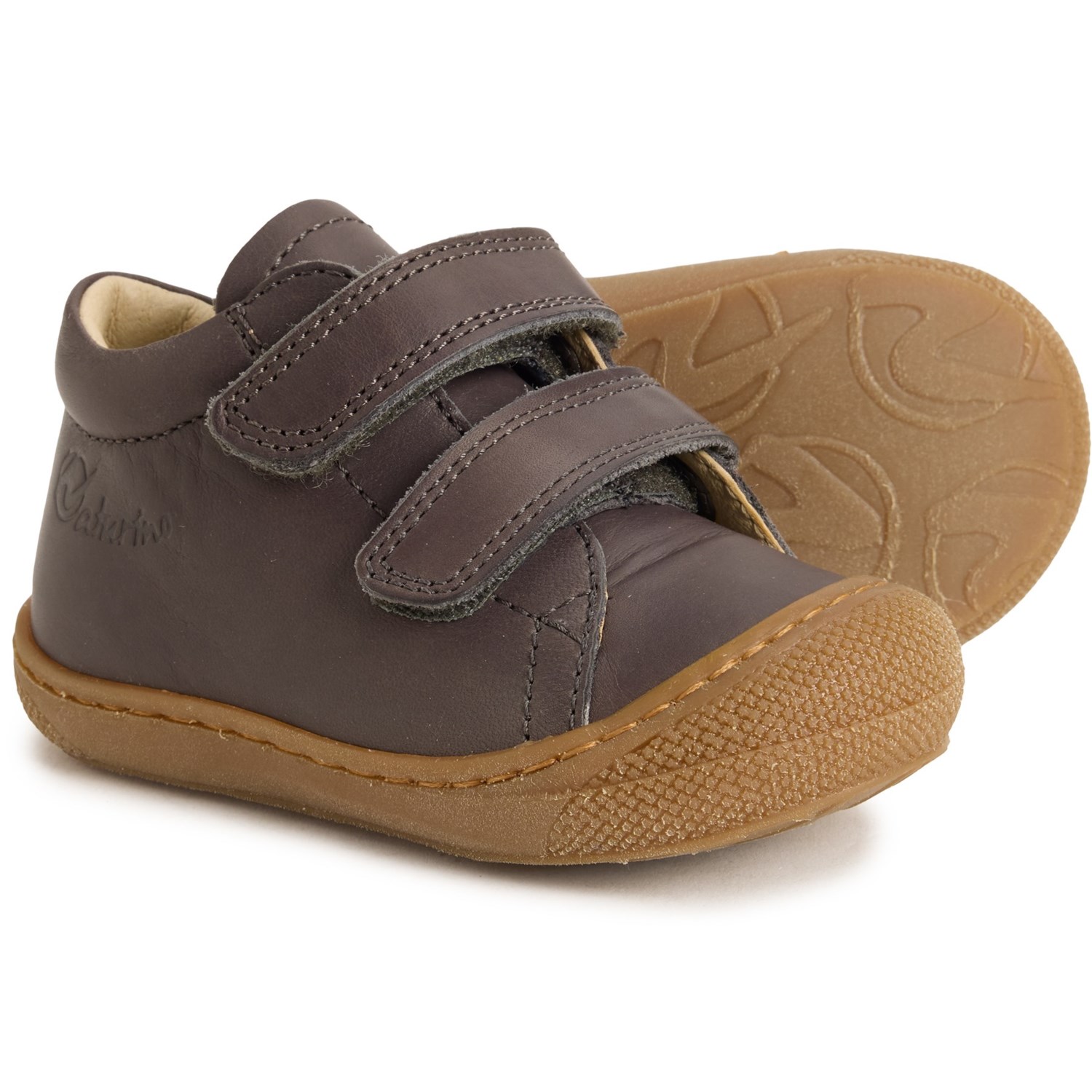 (取寄) ナチュリーノ リトル ボーイズ アンド ガールズ コクーン Vl スニーカー - レザー Naturino Little Boys and Girls Cocoon VL Sneakers - Leather Anthracite
