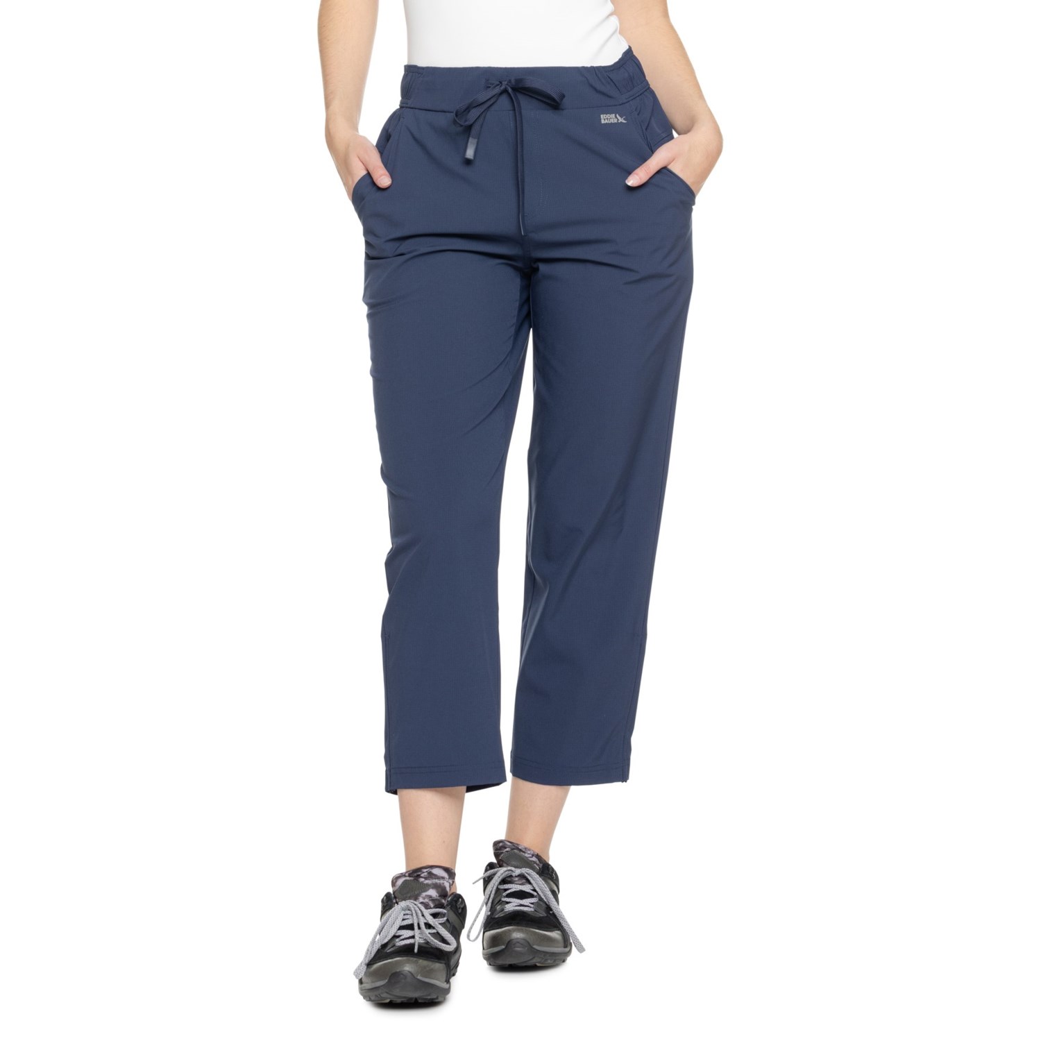 (取寄) エディーバウアー ラピッズ ハイキング カプリ Eddie Bauer Rapids Hiking Capris Black Iris