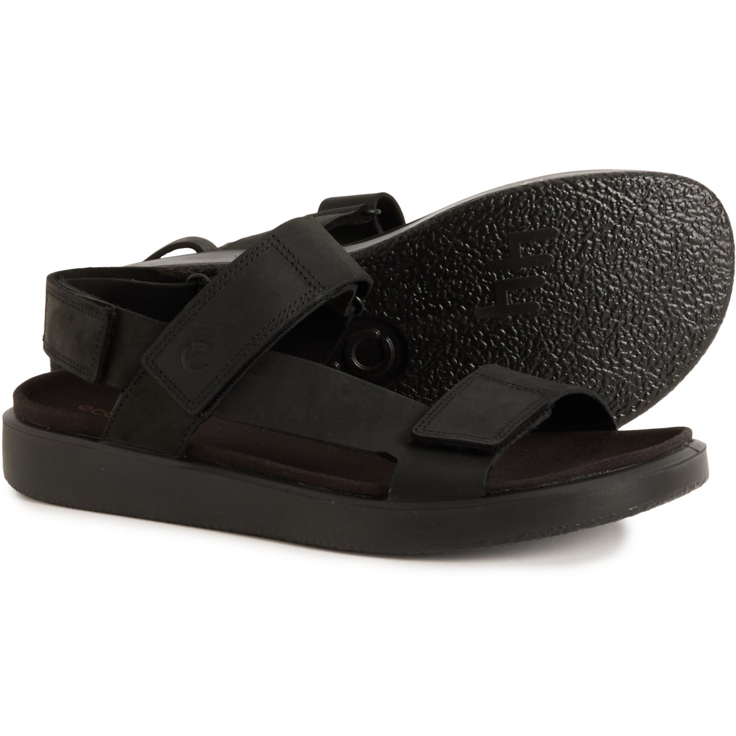 (取寄) エコー メンズ フロート サンダル ECCO men Flowt Sandals (For Men) Black
