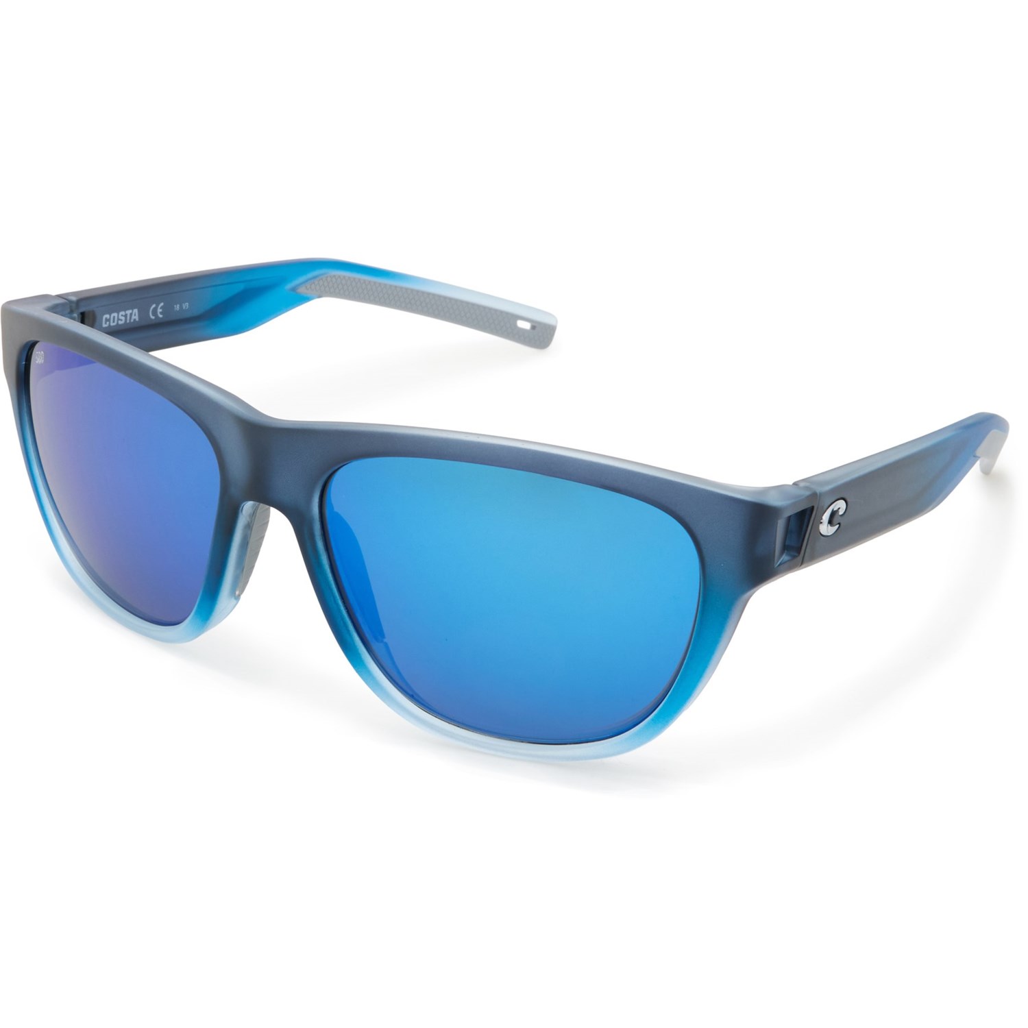 (取寄) コスタ ベイサイド サングラス - ポーラライズド 580G ミラー レンジズ Costa Bayside Sunglasses - Polarized 580G Mirror Lenses Gray Blue Mirror 580G