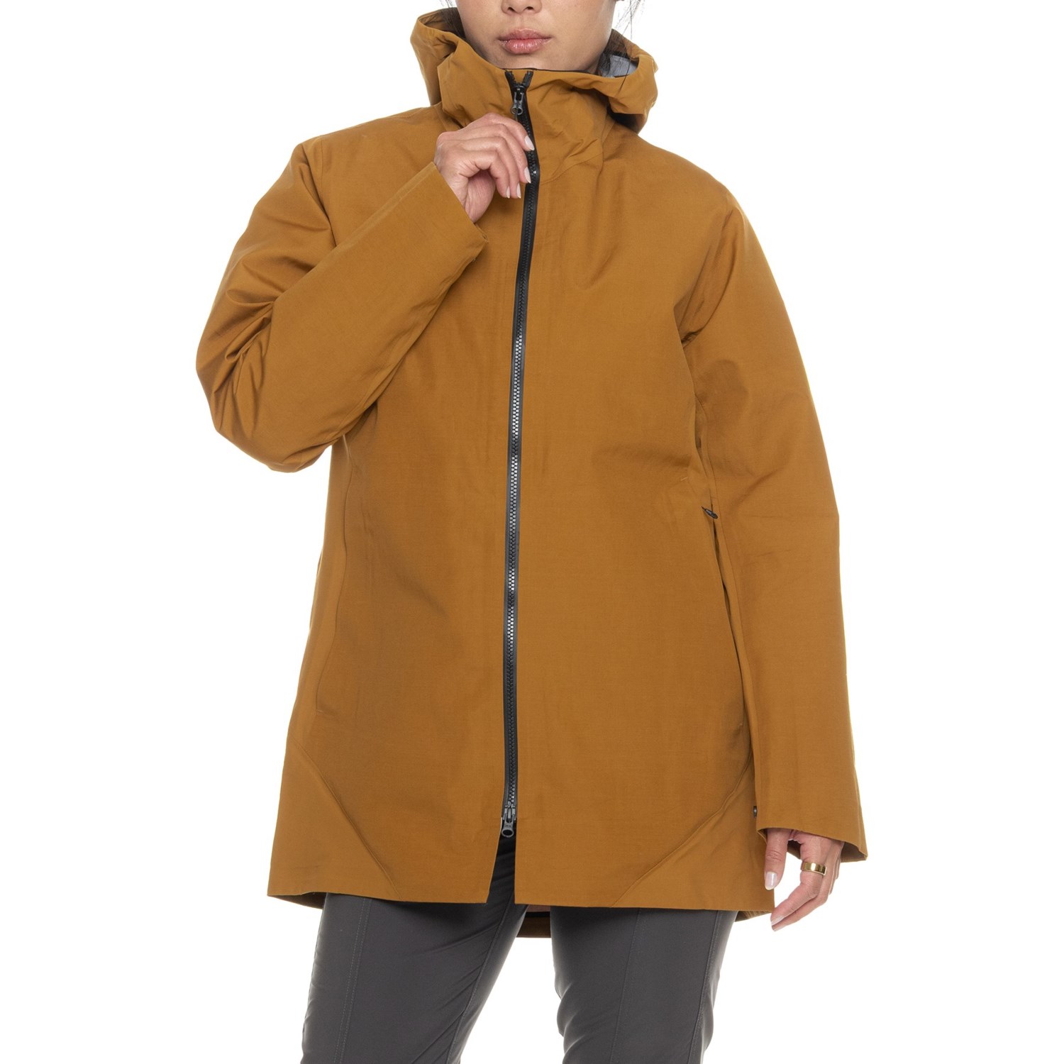 (取寄) サレワ フェーンズ 3-レイヤー パワーテックス ヘンプ パーカー - ウォータープルーフ, インシュレイテッド スリーインワン Salewa Fanes 3-Layer PowerTex Hemp Parka - Waterproof, Insulated, 3-in-1 Golden Brown Int.7020