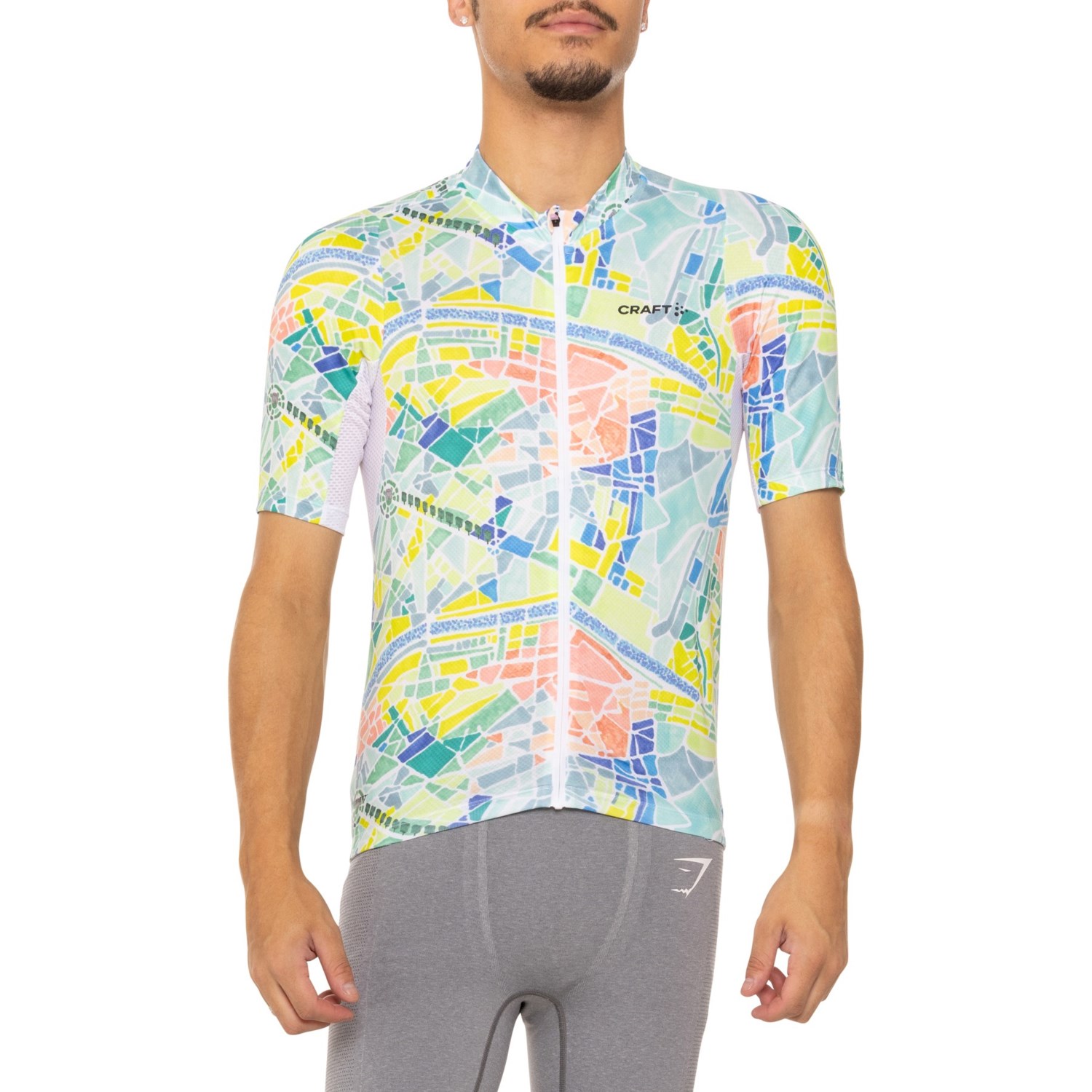 (取寄) クラフト メンズ クラフト スポーツウェア ADV エンデュア グラフィック サイクリング ジャージ - ショート スリーブ Craft Sportswear men ADV Endur Graphic Cycling Jersey - Short Sleeve White_Multi｜スウィートラグ