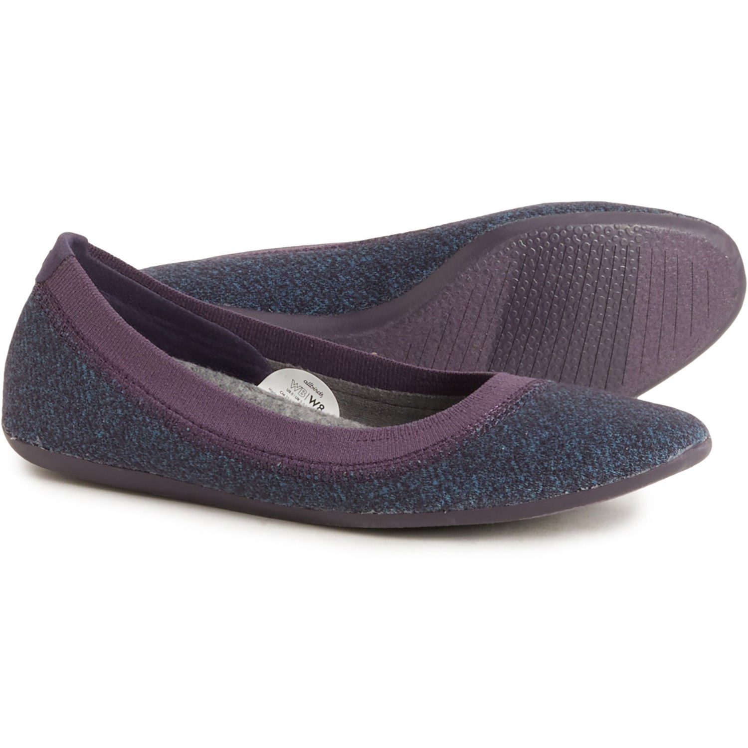 (取寄) オールバーズ レディース ウール ブリーザー バレエ フラッツ - メリノ ウール Allbirds women Wool Breezer Ballet Flats - Merino Wool (For Women) Thndr Prpl｜スウィートラグ