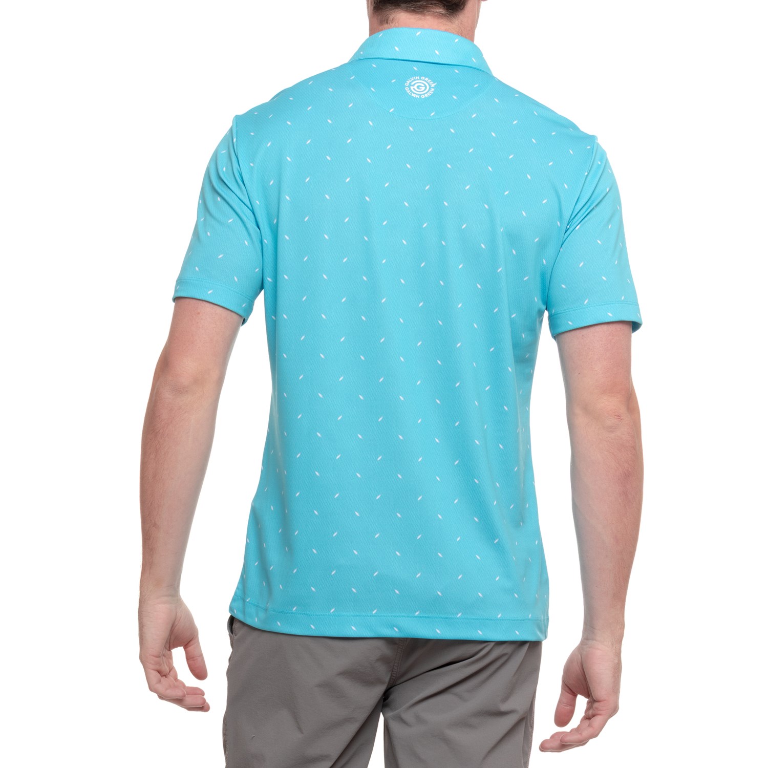 (取寄) ガルビングリーン メンズ ガルビン グリーン ゴルフ ポロ シャツ - Upf 20+, ショート スリーブ GALVIN GREEN men Miklos Golf Polo Shirt - UPF 20+, Short Sleeve Alaskan Blue|スウィートラグ