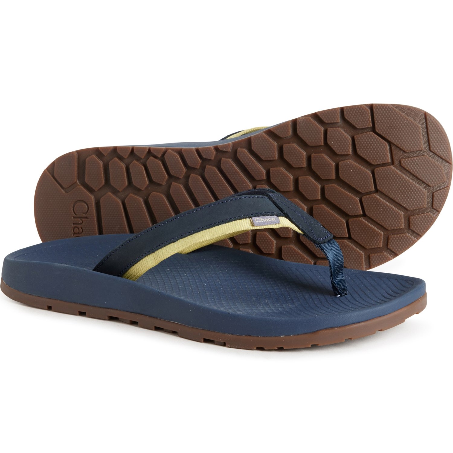 (取寄) チャコ メンズ チャコ ローダウン フリップ-フロップス - レザー Chaco men Lowdown Flip-Flops - Leather (For Men) Navy Night|スウィートラグ