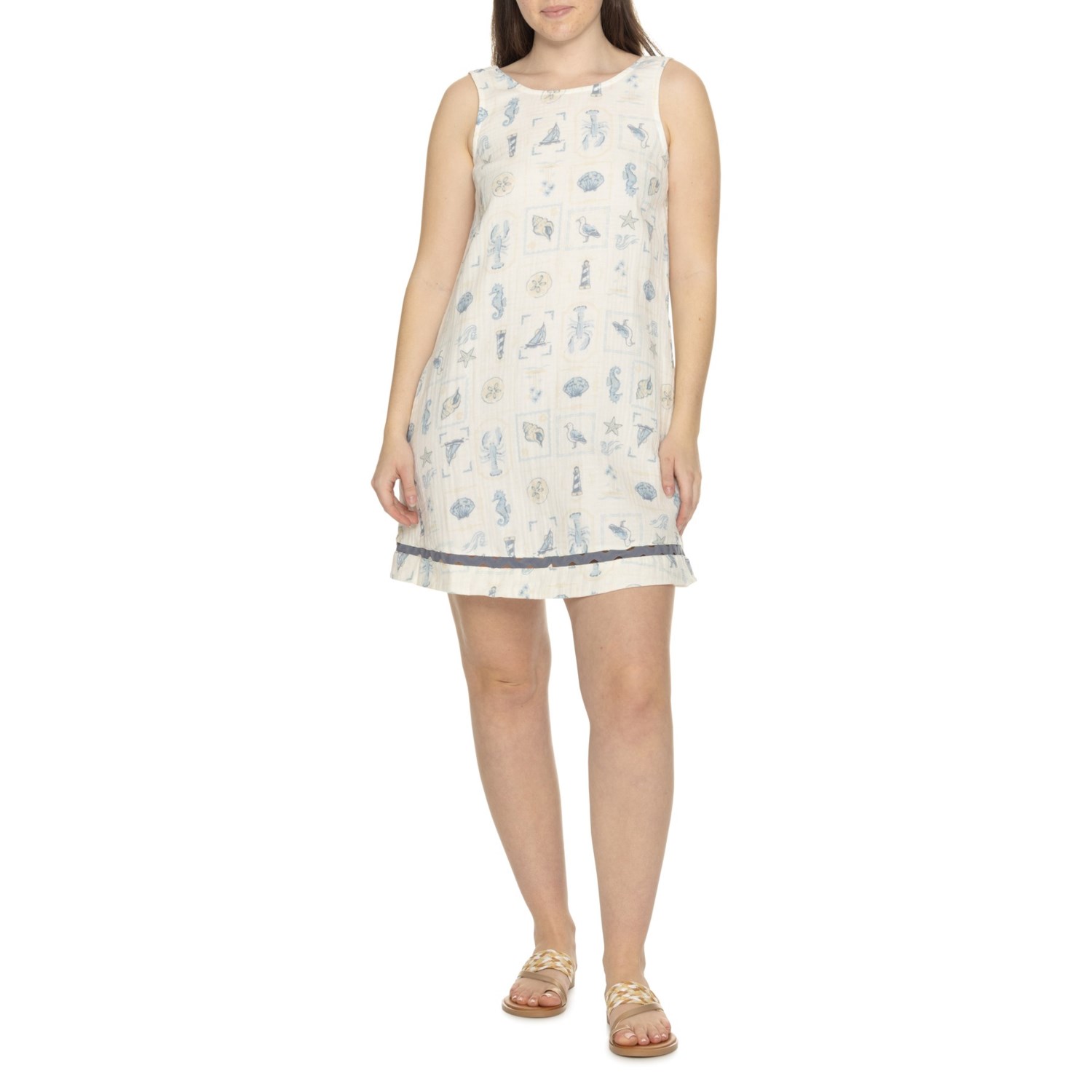 (取寄) C&Cカリフォルニア レディース C&C カリフォルニア スクープ バック トラピーズ ドレス - スリーブレス C&C California women Scoop Back Trapeze Dress - Sleeveless Tradewinds|スウィートラグ