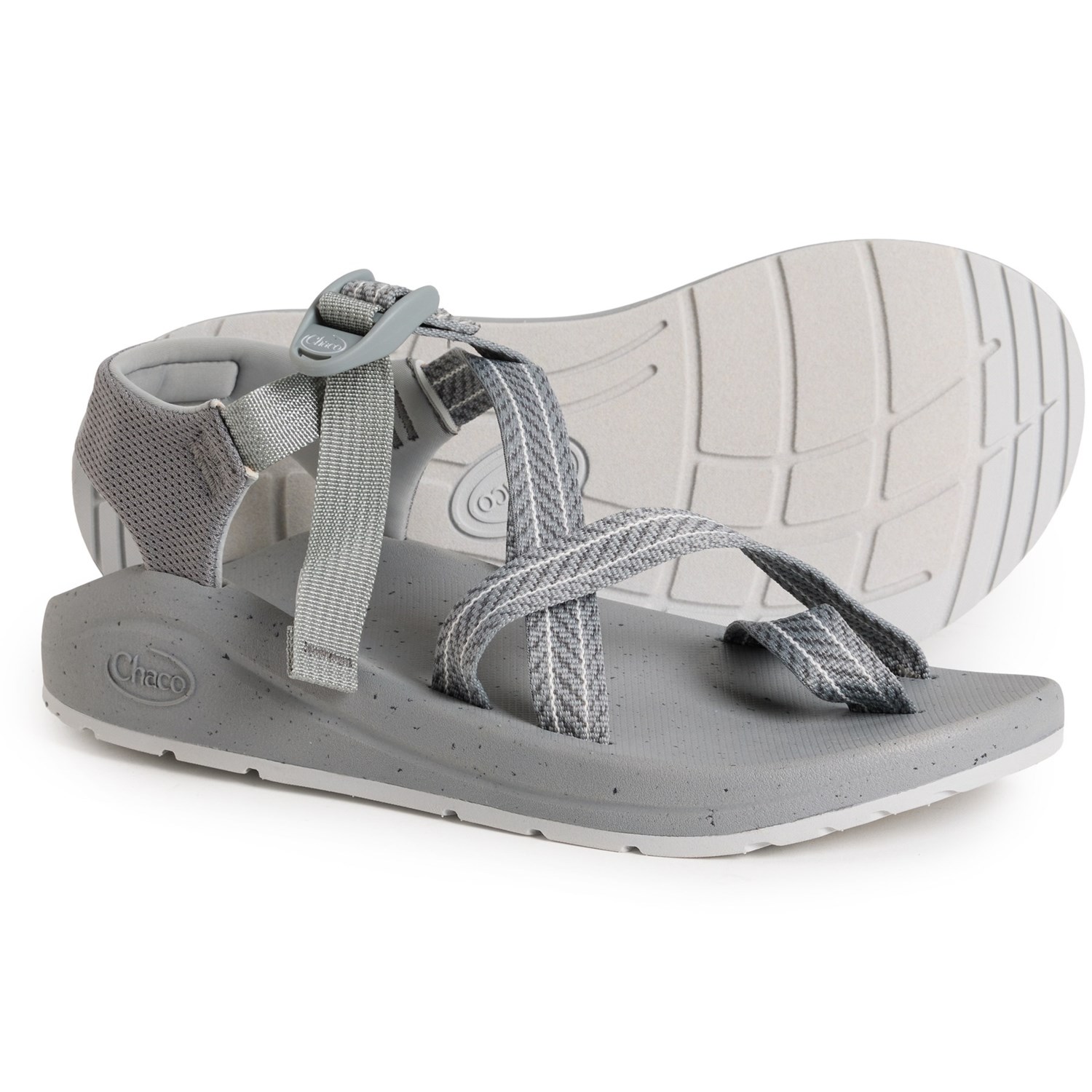 (取寄) チャコ メンズ チャコ トゥ-ループ スポーツ サンダル Chaco men CushZ Toe-Loop Sport Sandals (For Men) Frond Cement Gray|スウィートラグ
