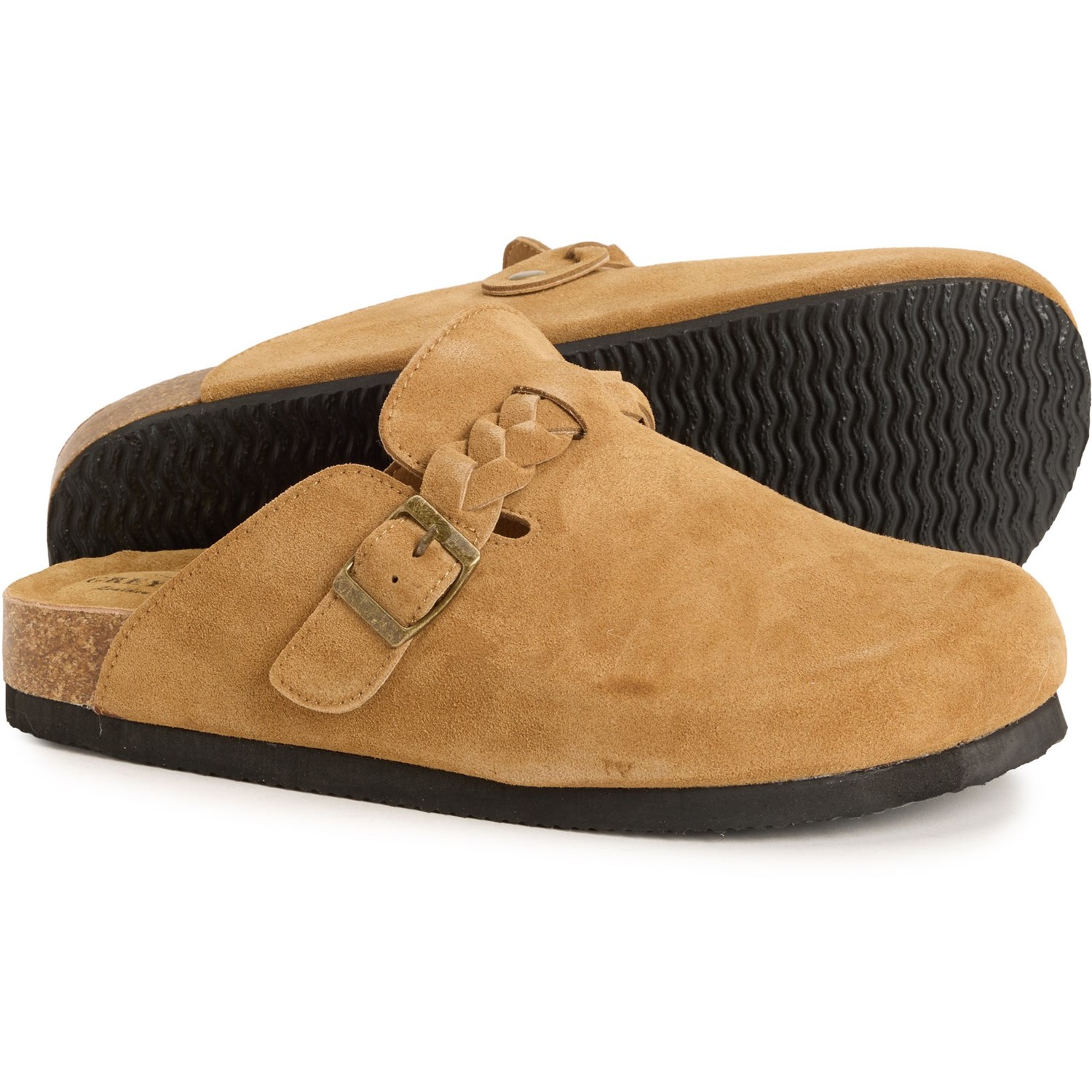 (取寄) レディース グレイストーン コレクション フォレスト ブレイデッド クロッグス - スエード DNU greystone collection women Forest Braided Clogs - Suede (For Women) Tan｜スウィートラグ 11,340円
