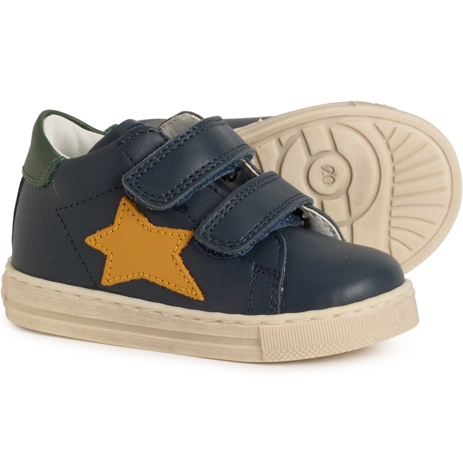 (取寄) ファルコット キッズ ファルコット トドラー ボーイズ アンド ガールズ サシャ Vl スニーカー - レザー Falcotto kids Toddler Boys and Girls Sasha VL Sneakers - Leather Navy｜スウィートラグ