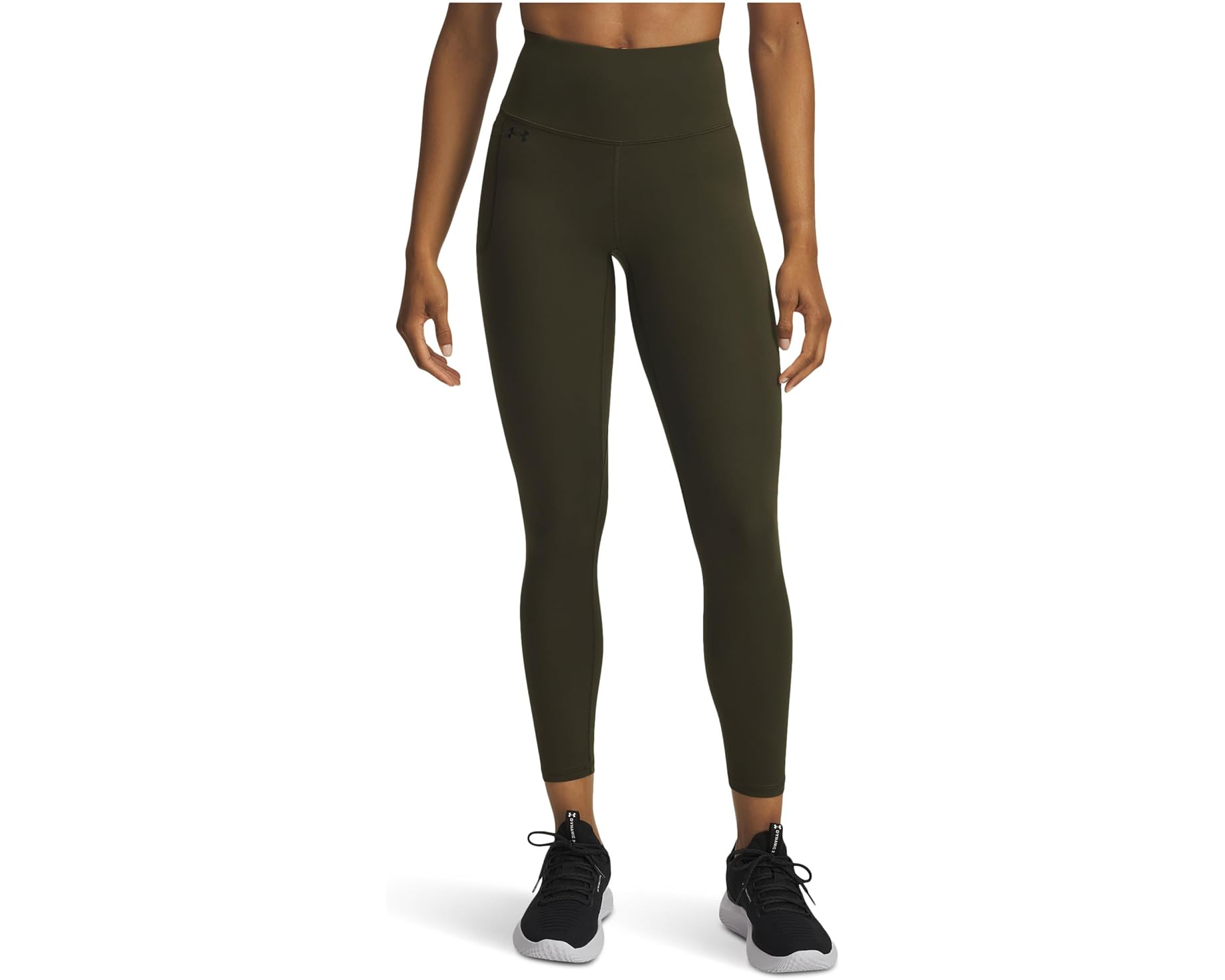 (取寄) アンダーアーマー レディース モーション アンクル レギングス Under Armour women Motion Ankle Leggings Expedition Green/Black|スウィートラグ