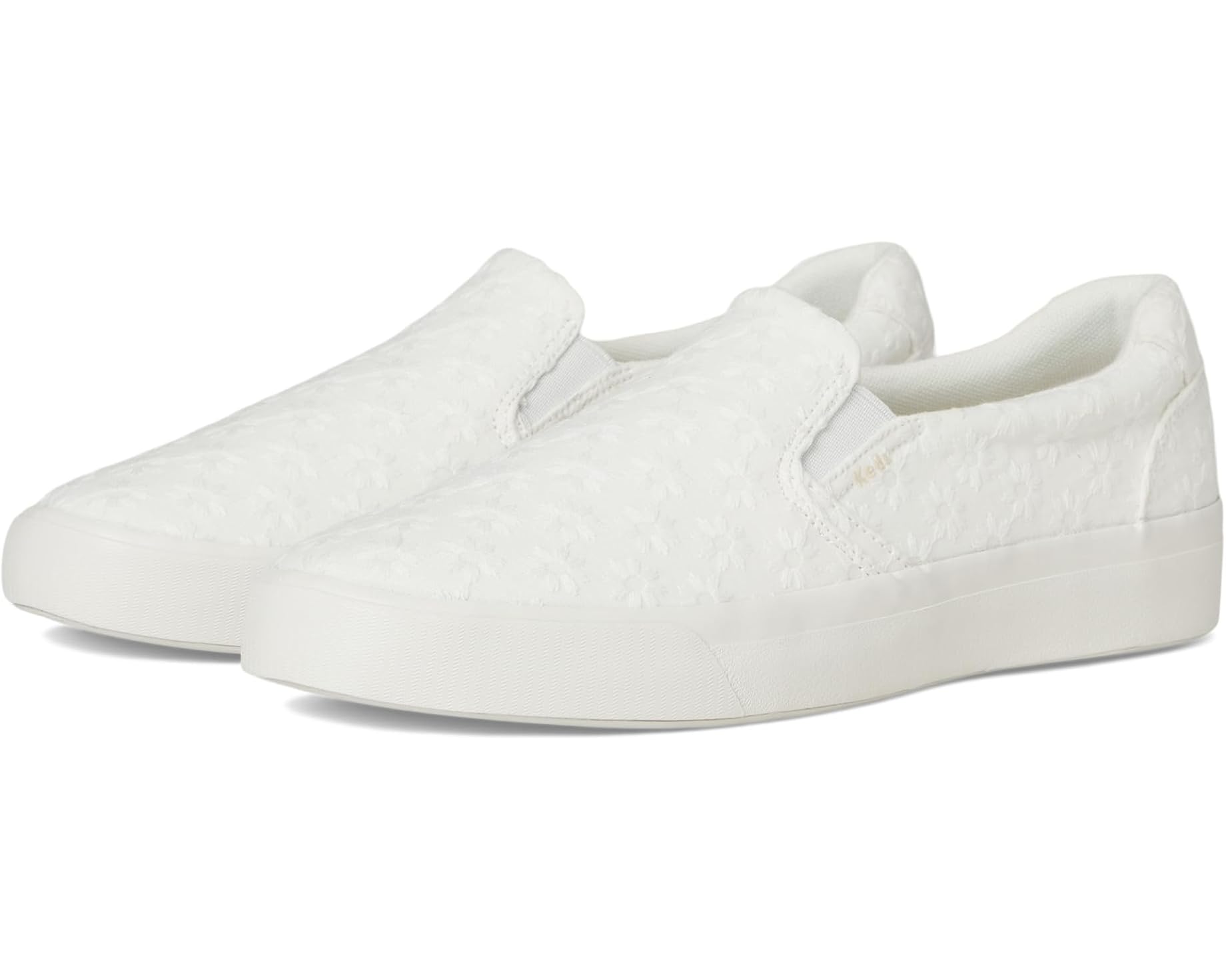 (取寄) ケッズ レディース パシュート スリッポン Keds women Pursuit Slip-On Snow White Eyelet|スウィートラグ