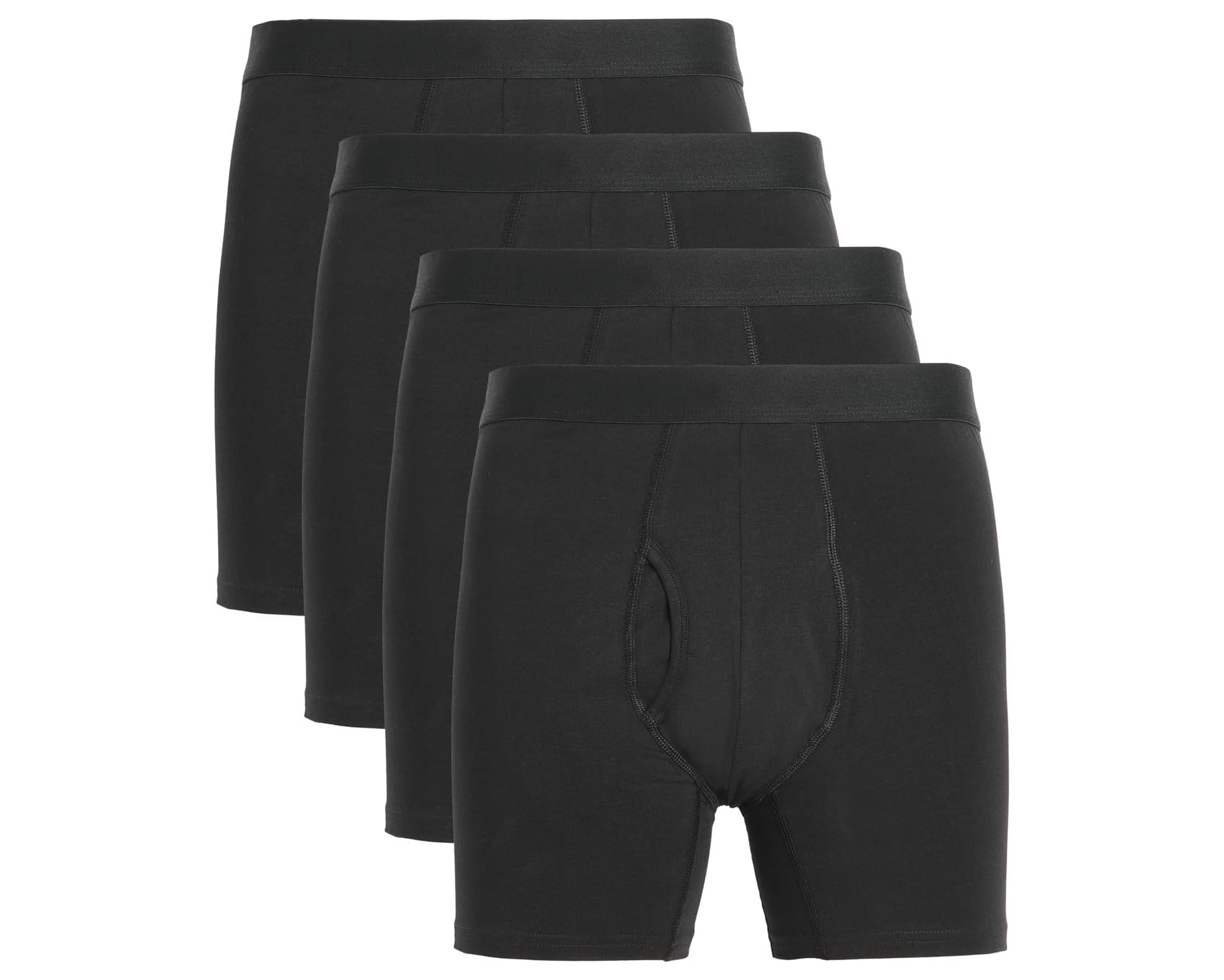 (取寄) パクト メンズ エブリデイ ボクサー ブリーフ 4-パック PACT men Everyday Boxer Brief 4-Pack Black|スウィートラグ