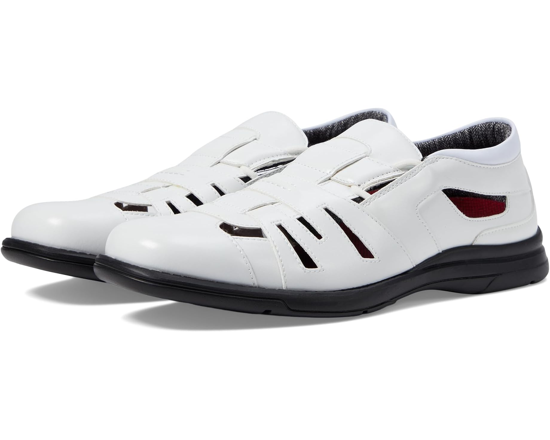 (取寄) ステイシー アダムス メンズ スコベル フィッシャーマン サンダル Stacy Adams men Scobel Fisherman Sandal White｜スウィートラグ