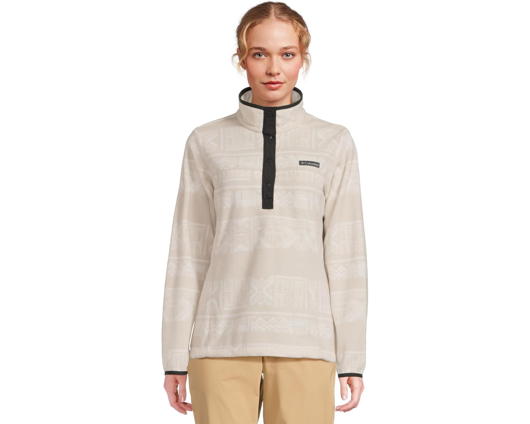 (取寄) コロンビア レディース ベントン スプリングス プリンテッド 1/2 スナップ Columbia women Benton Springs Printed 1/2 Snap Dark Stone Deschutes Days｜スウィートラグ