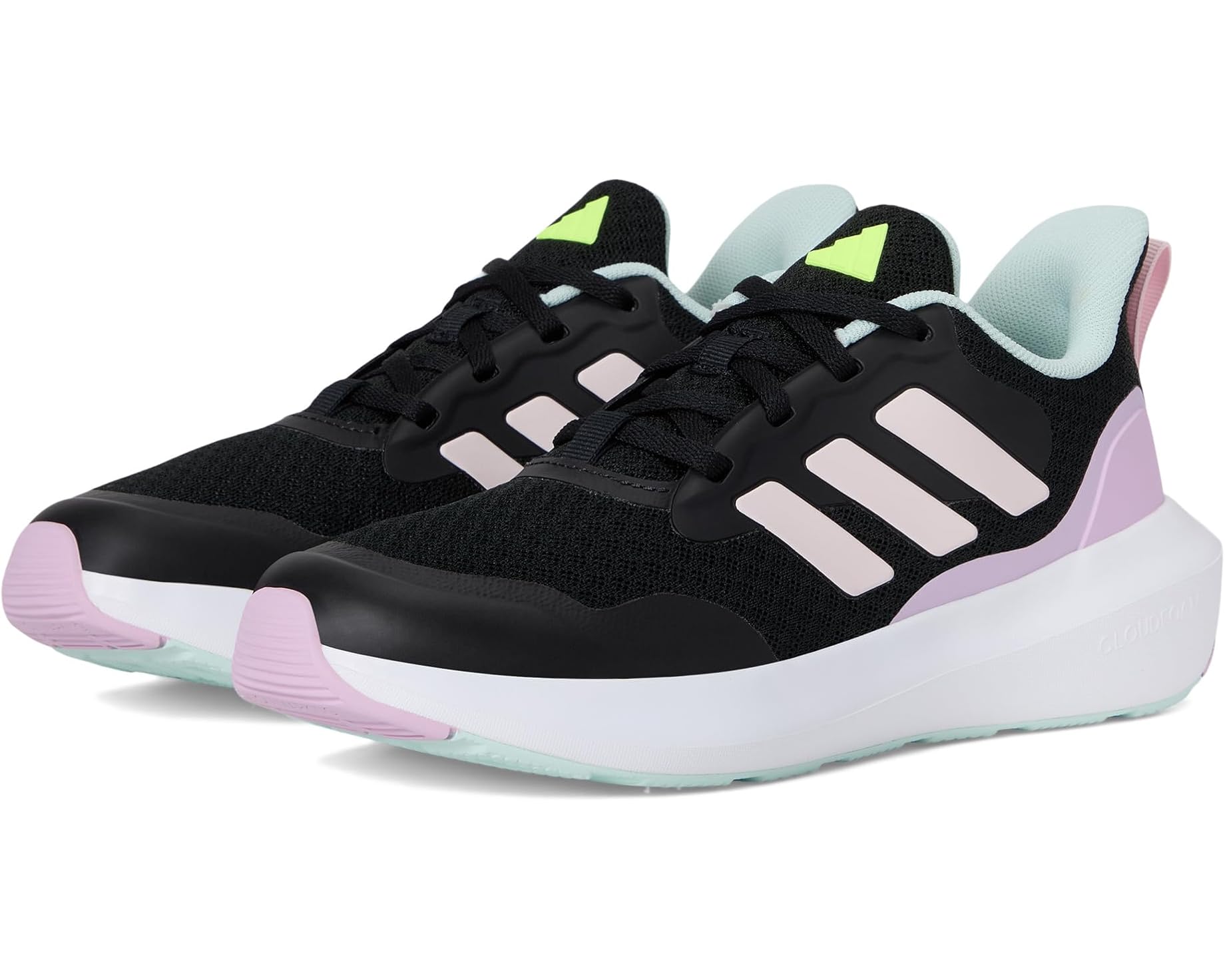 (取寄) アディダス キッズ フォルタラン 2.0 スポーツウェア シューズ (ビッグ キッド) adidas kids FortaRun 2.0 Sportswear Shoes (Big Kid) Black/Clear Pink/Bliss Lilac｜スウィートラグ