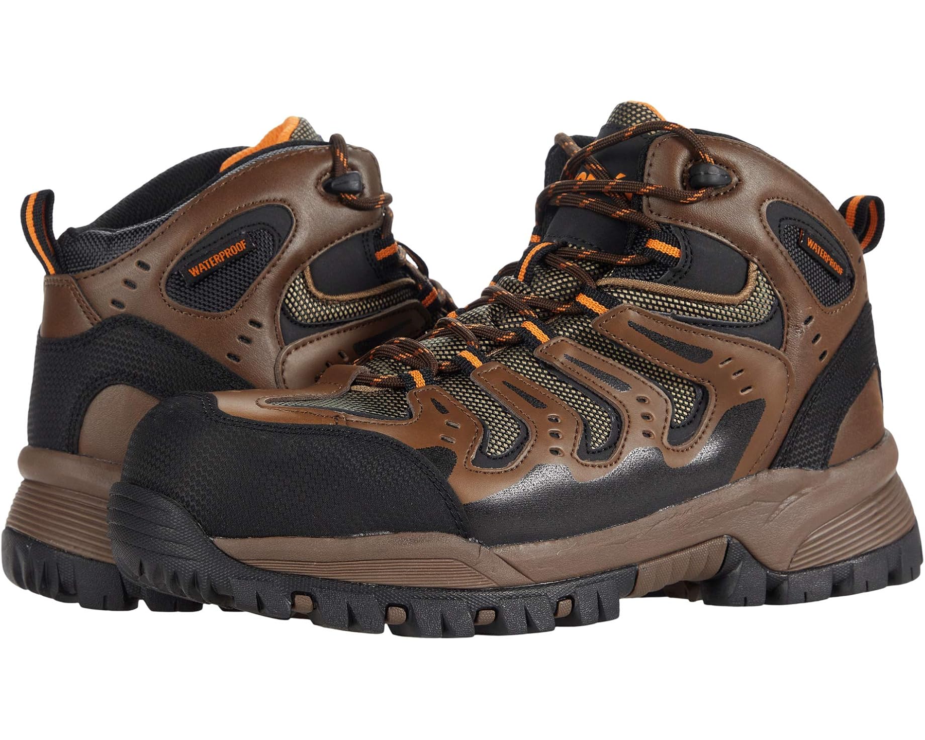 (取寄) プロペット メンズ セントリー ワーカー Propet men Sentry Worker Brown/Orange｜スウィートラグ