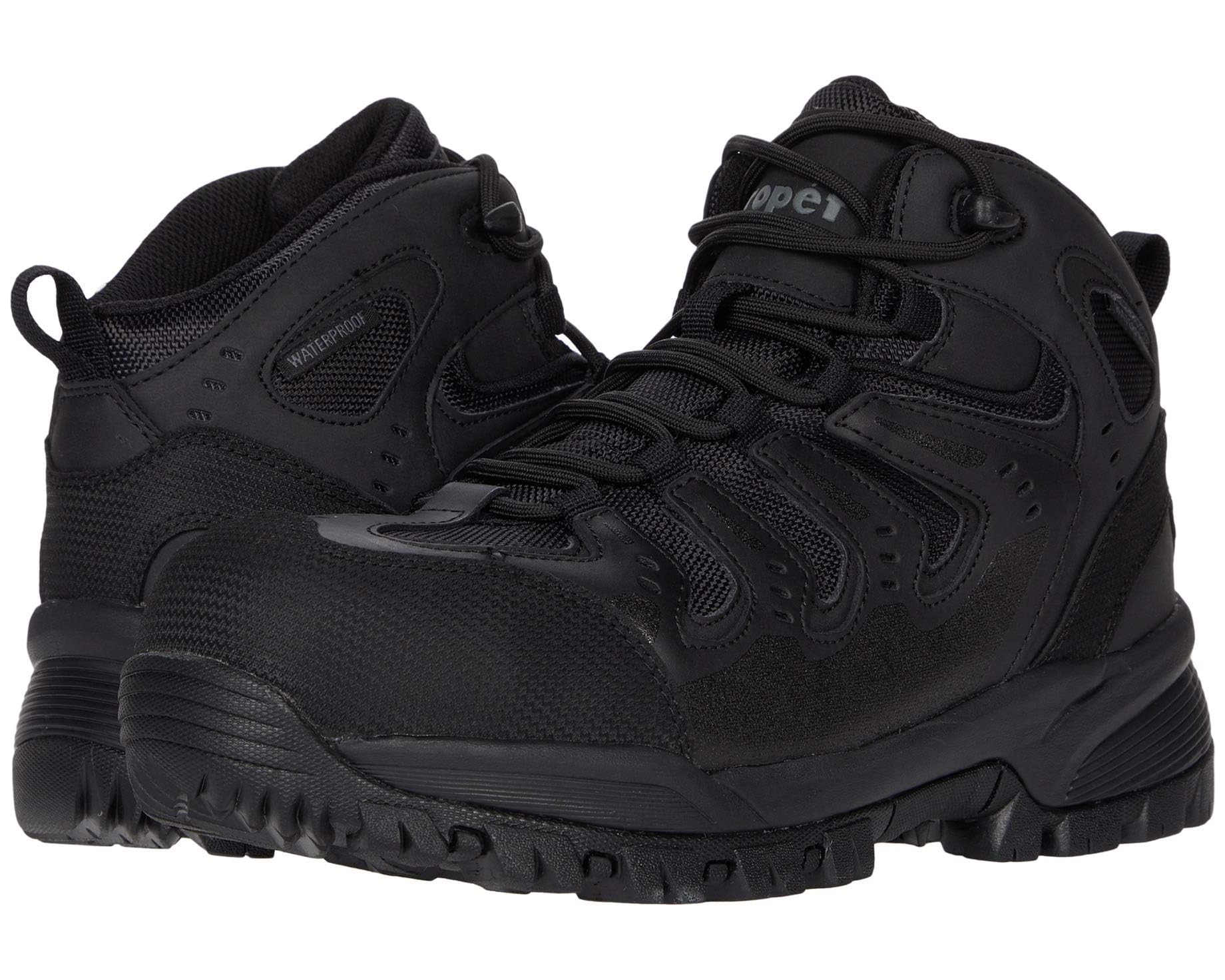 (取寄) プロペット メンズ セントリー ワーカー Propet men Sentry Worker Black/Yellow｜スウィートラグ